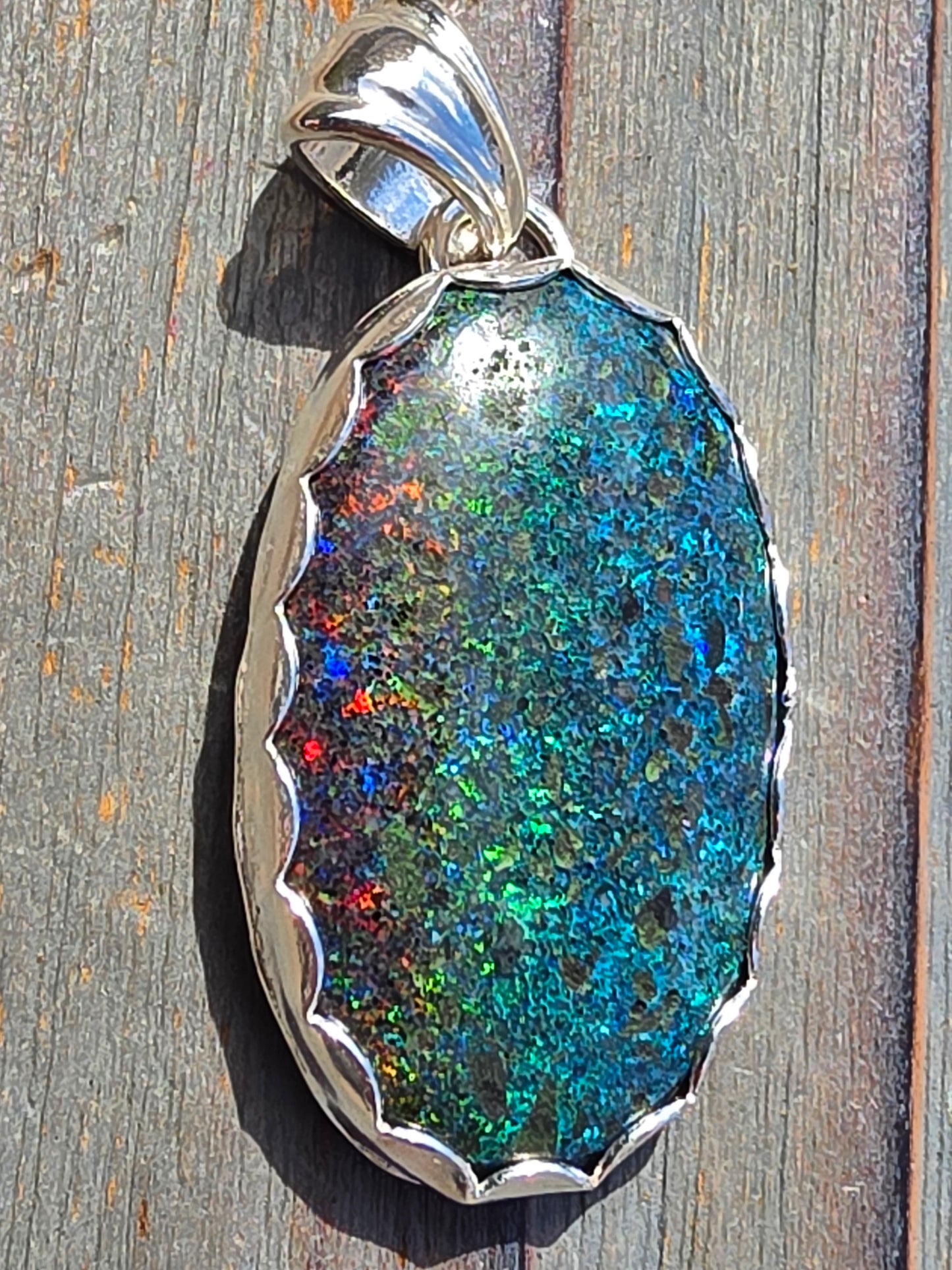 Andamooka Opal Pendant