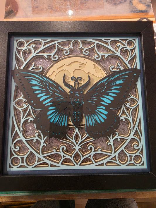 Crafted by Chloe Butterfly Shadow box