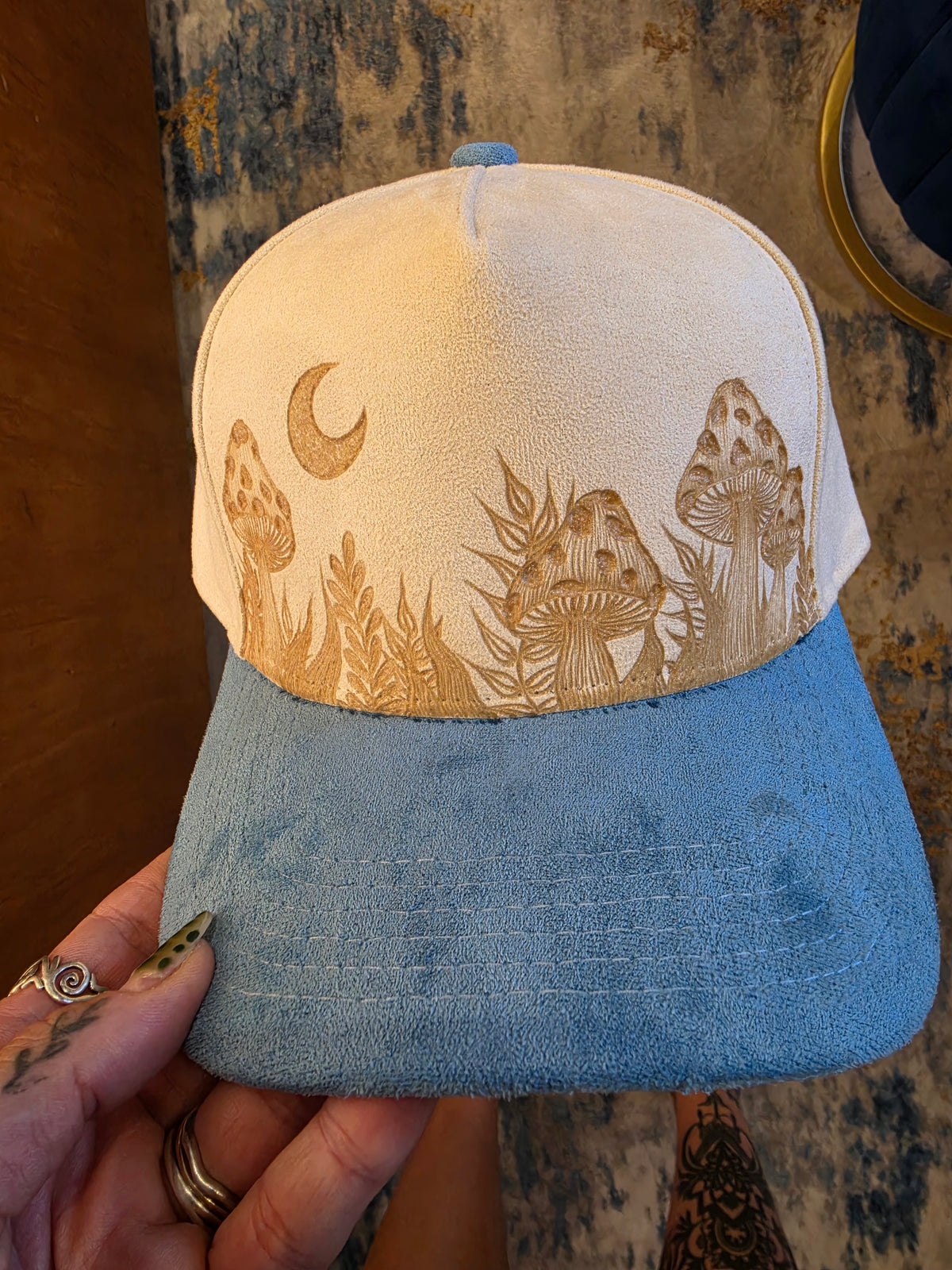 Bakers burns mushroom baseball hat