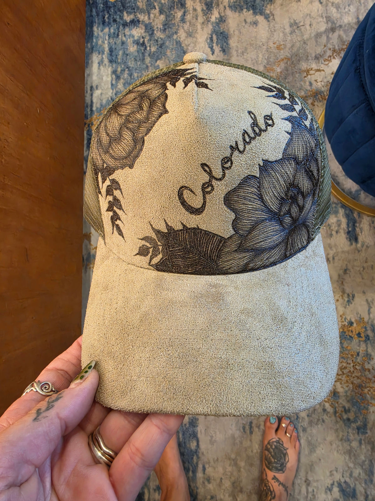 Bakers burns Colorado Baseball Hat