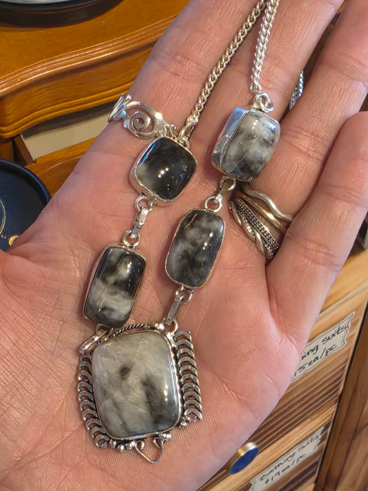 White Buffalo Turquoise Necklace