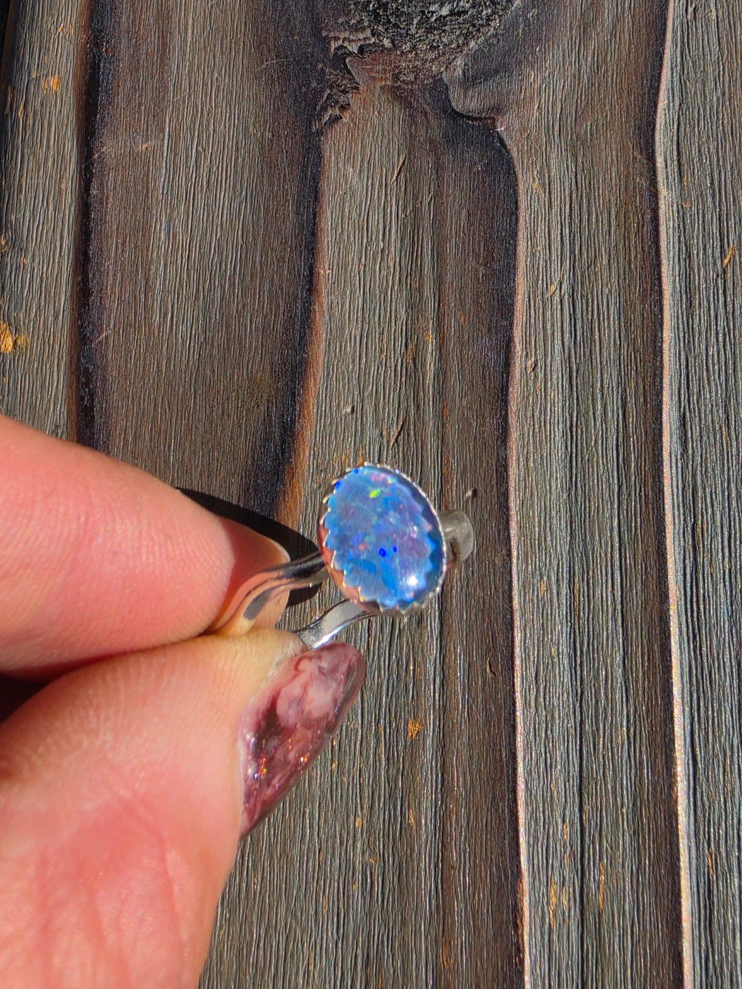 Australian Opal Ring, Size 8