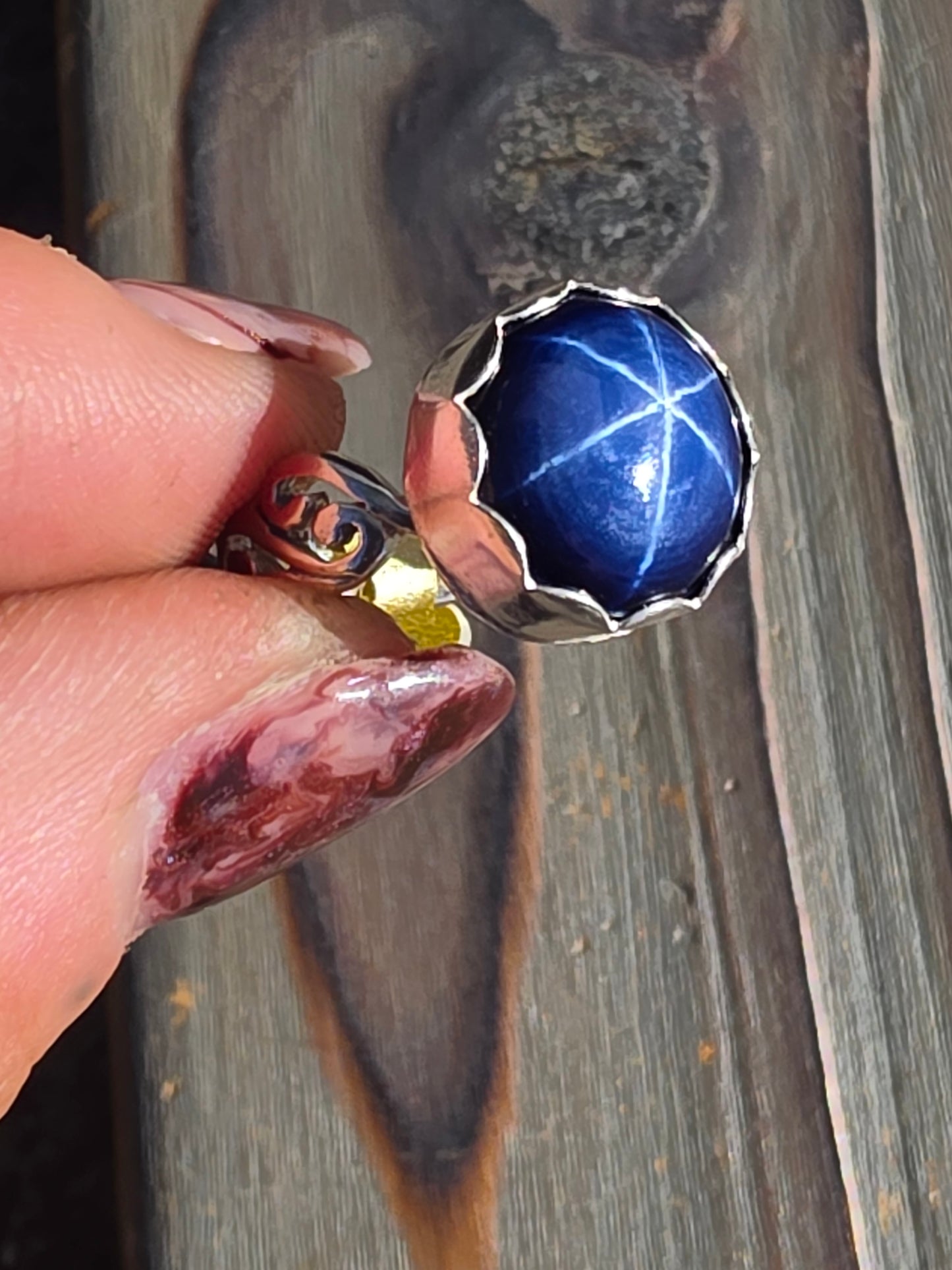 Star Sapphire Ring, Size 7