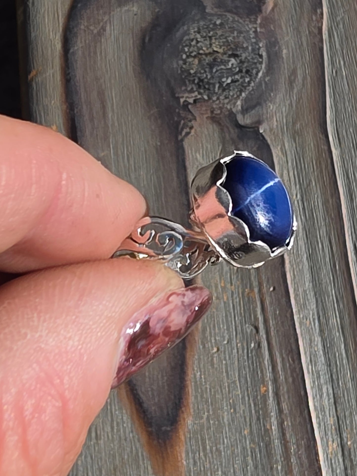 Star Sapphire Ring, Size 7
