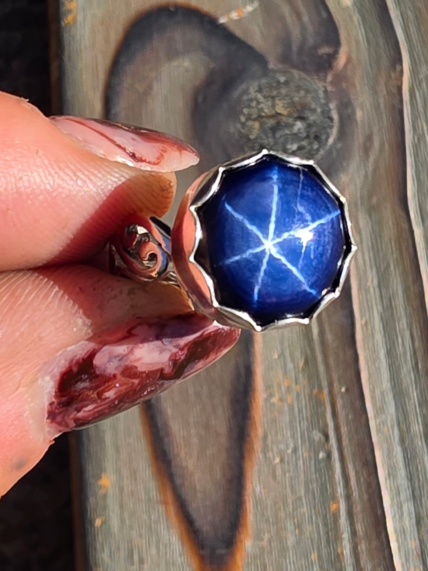 Star Sapphire Ring, Size 7