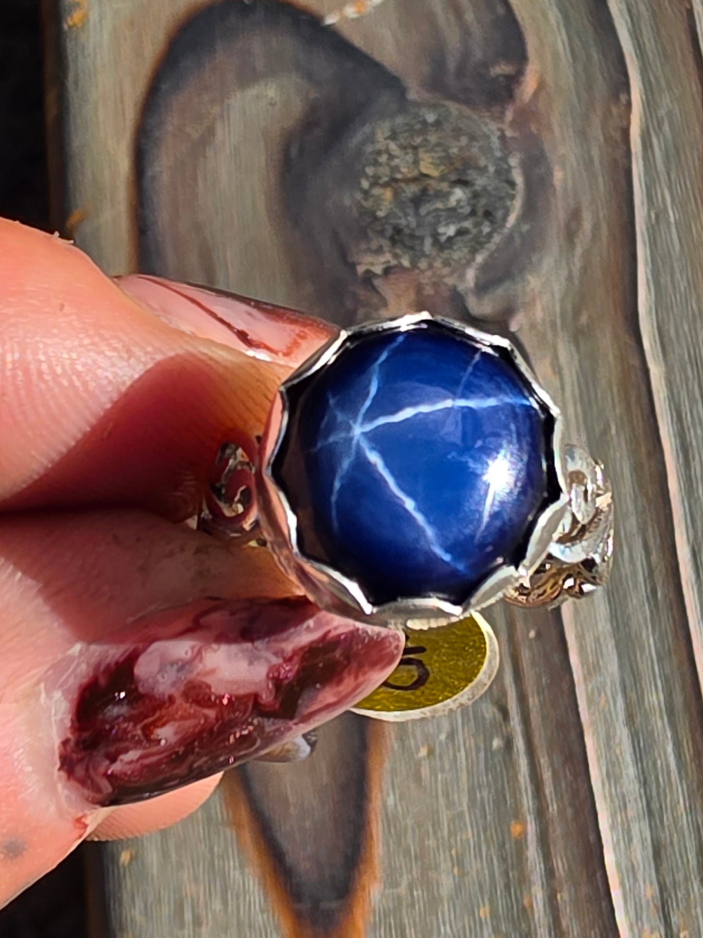 Star Sapphire Ring, Size 7