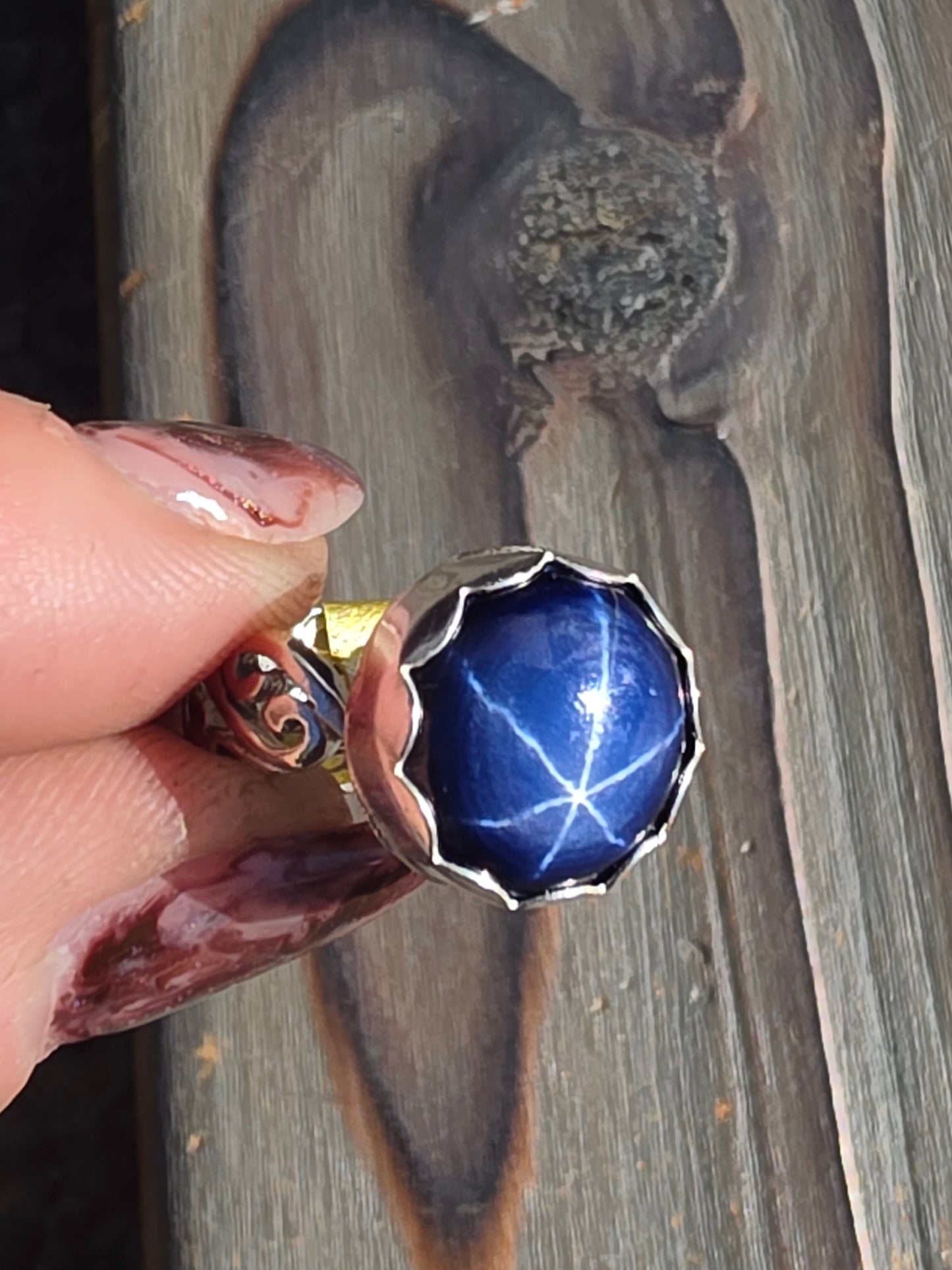 Star Sapphire Ring, Size 7