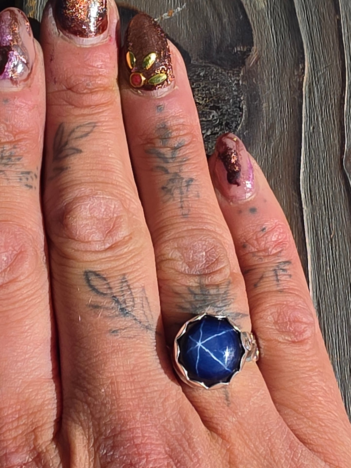 Star Sapphire Ring, Size 7