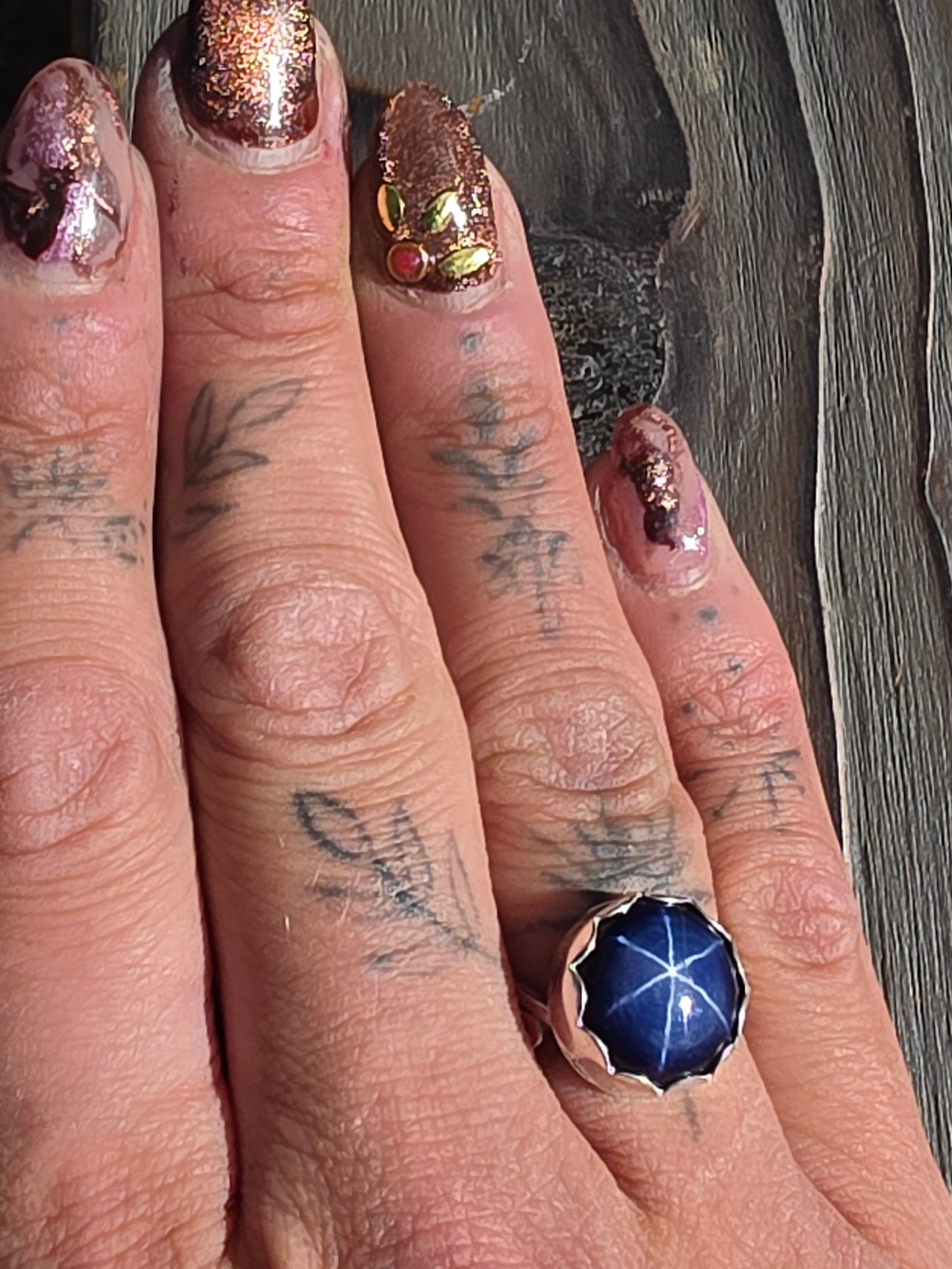 Star Sapphire Ring, Size 7