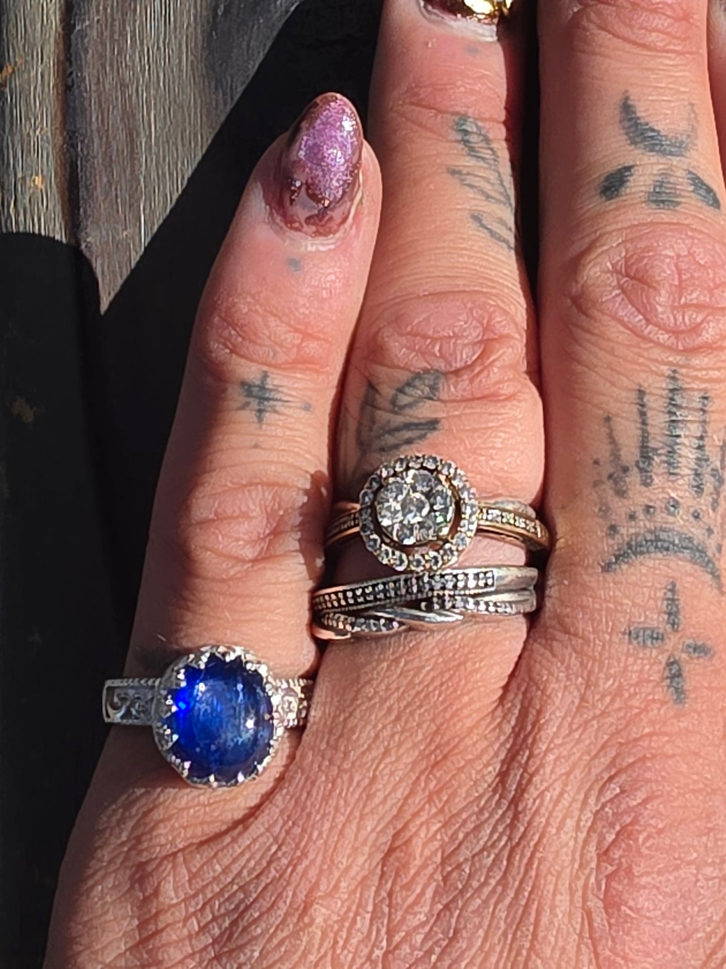 Blue Kyanite Ring, Size 6