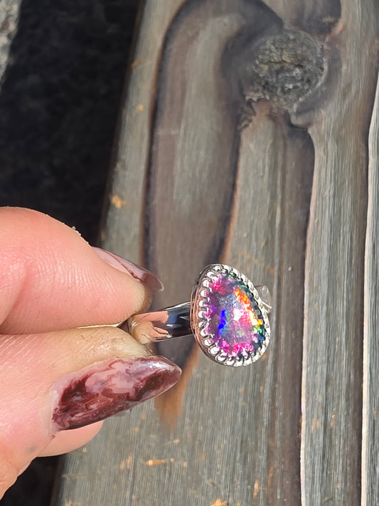 Ethiopian Opal Ring, Size 7