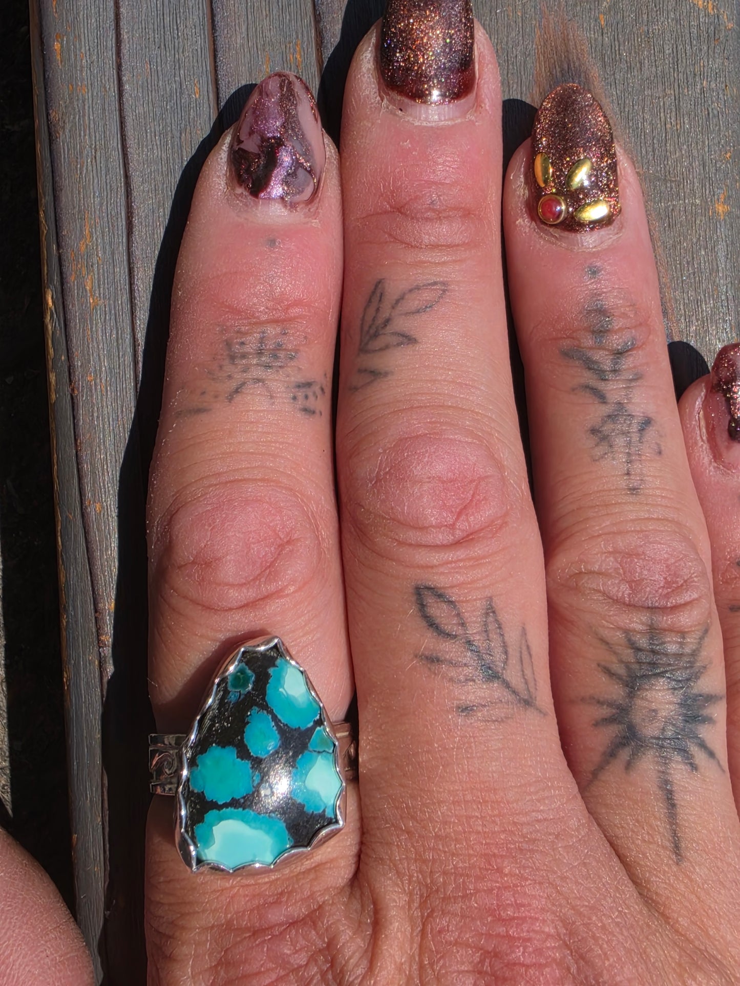 Heubi Turquoise Ring, Size 9