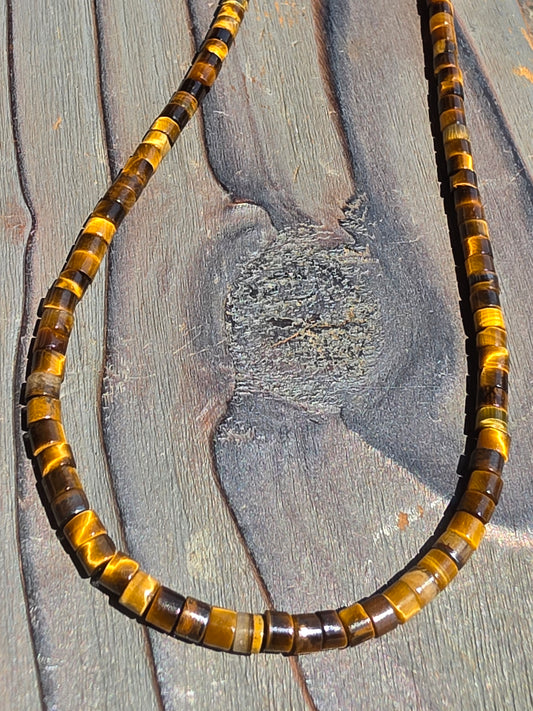 Tiger Eye Necklace, 16in