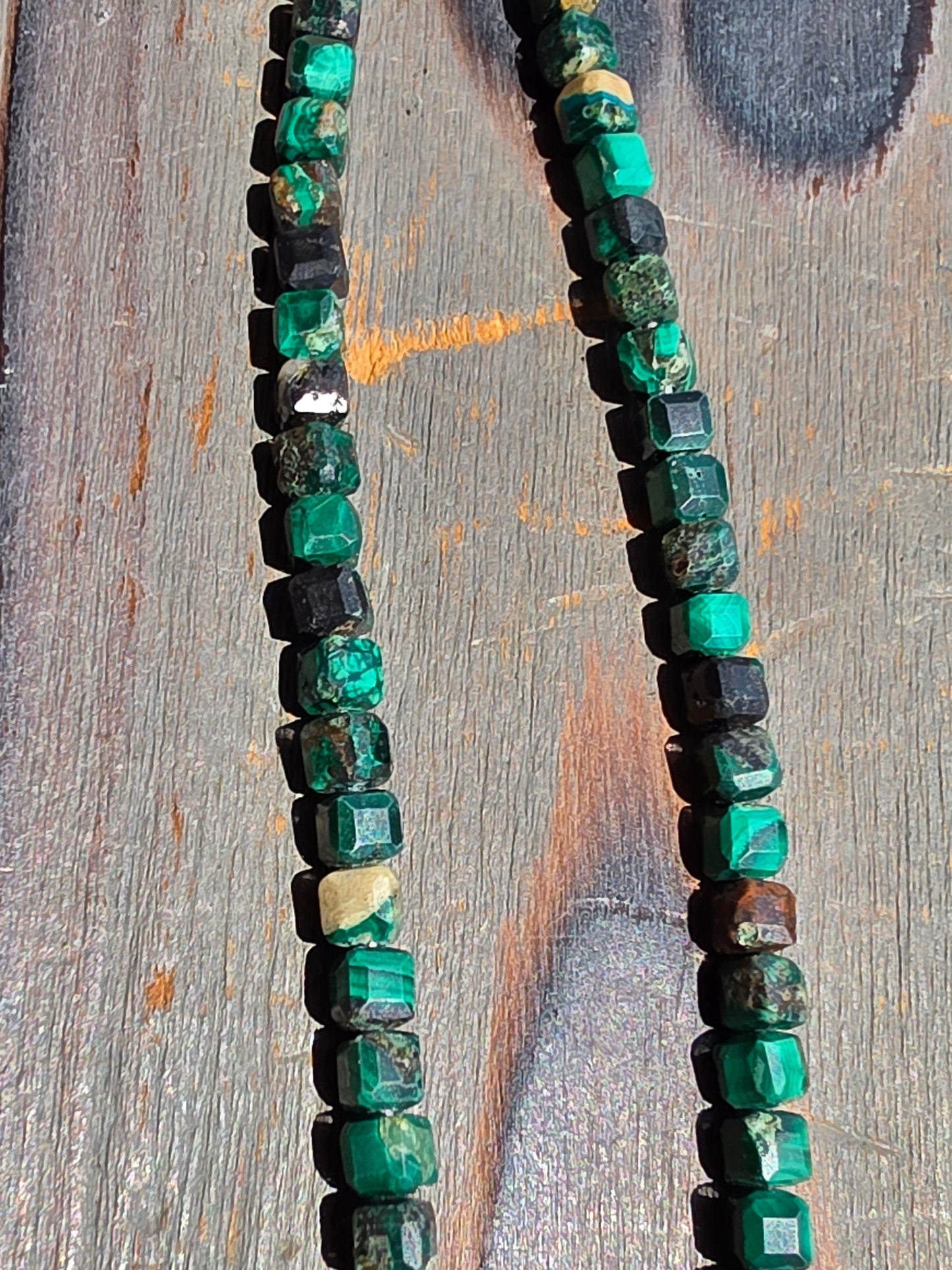 Malachite Necklace, 17in