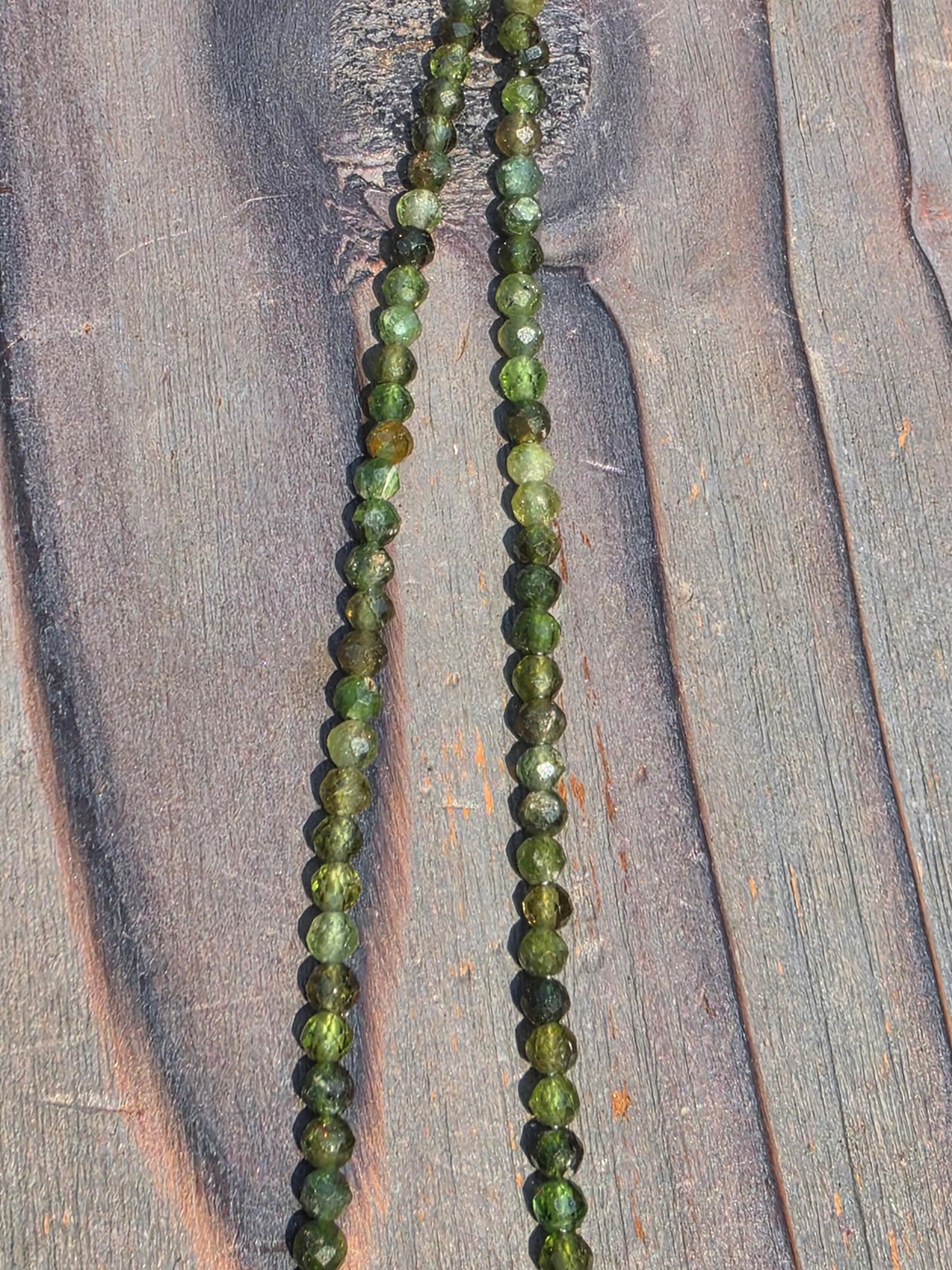 Chrome Diopside Necklace, 19in