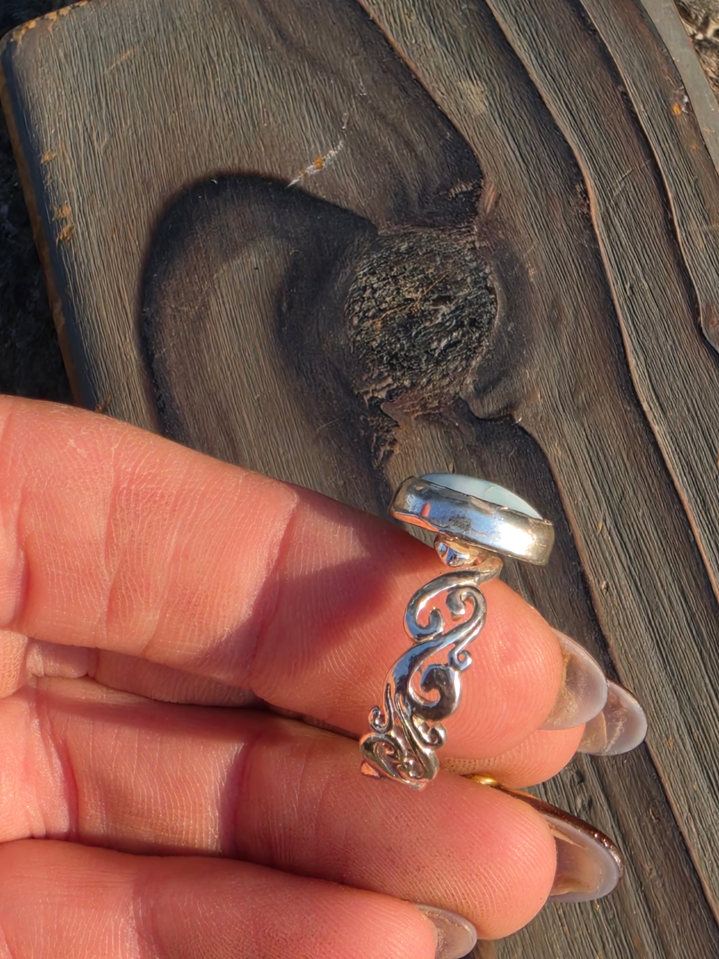 Larimar Ring, Size 7