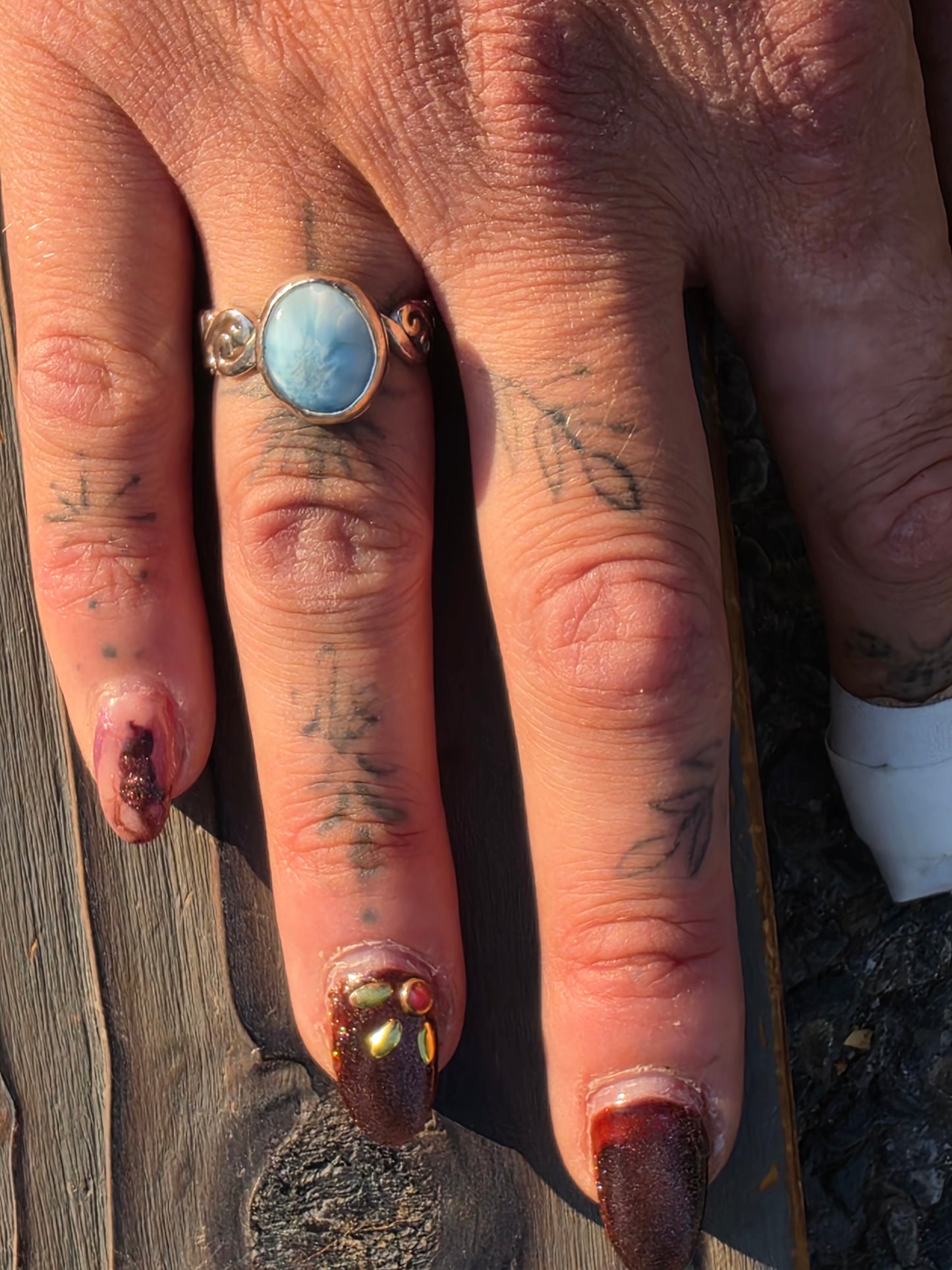 Larimar Ring, Size 7
