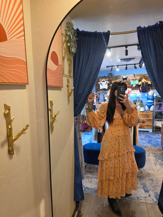 Free People Dress - Orange