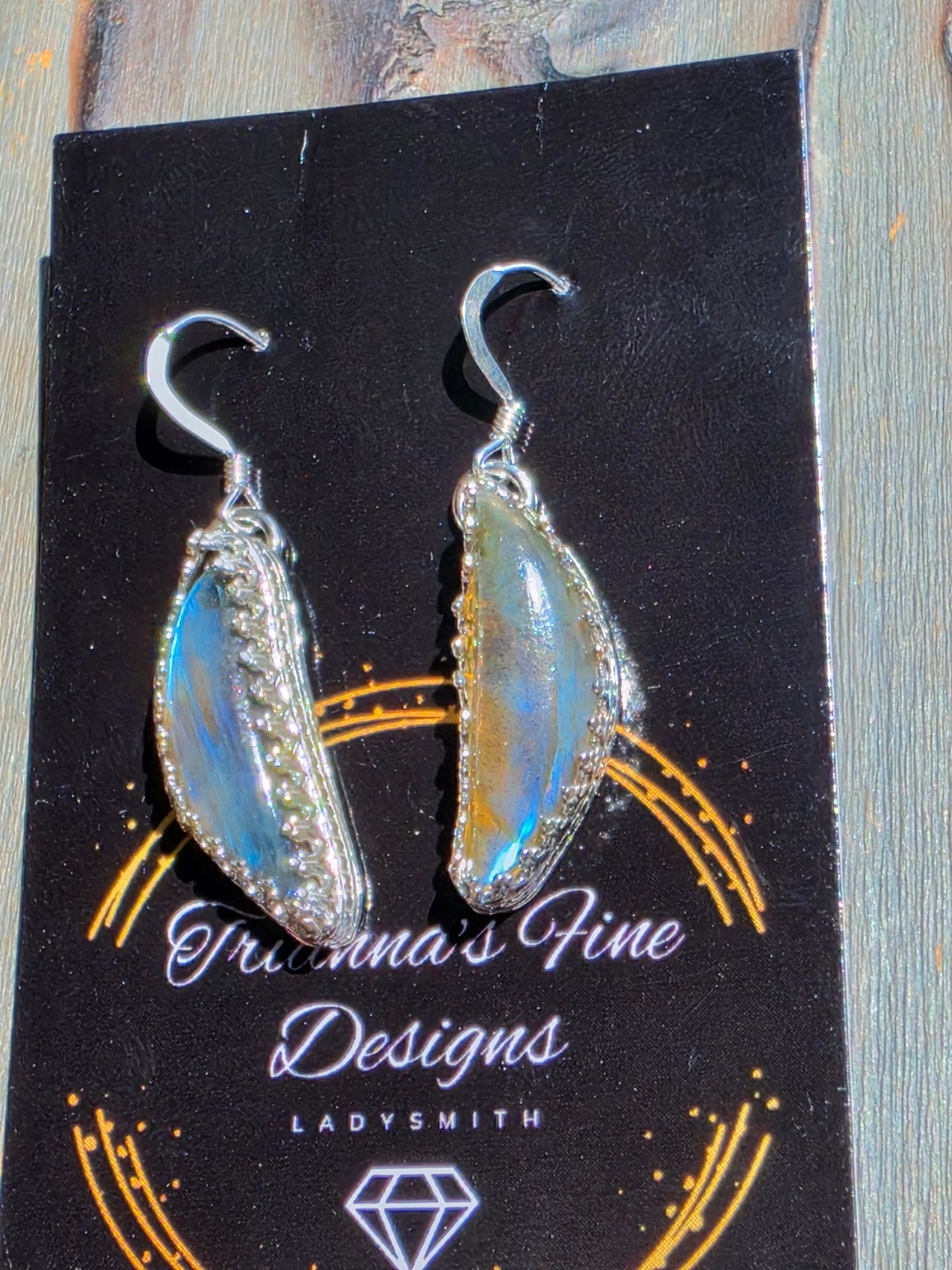 Labradorite Earrings