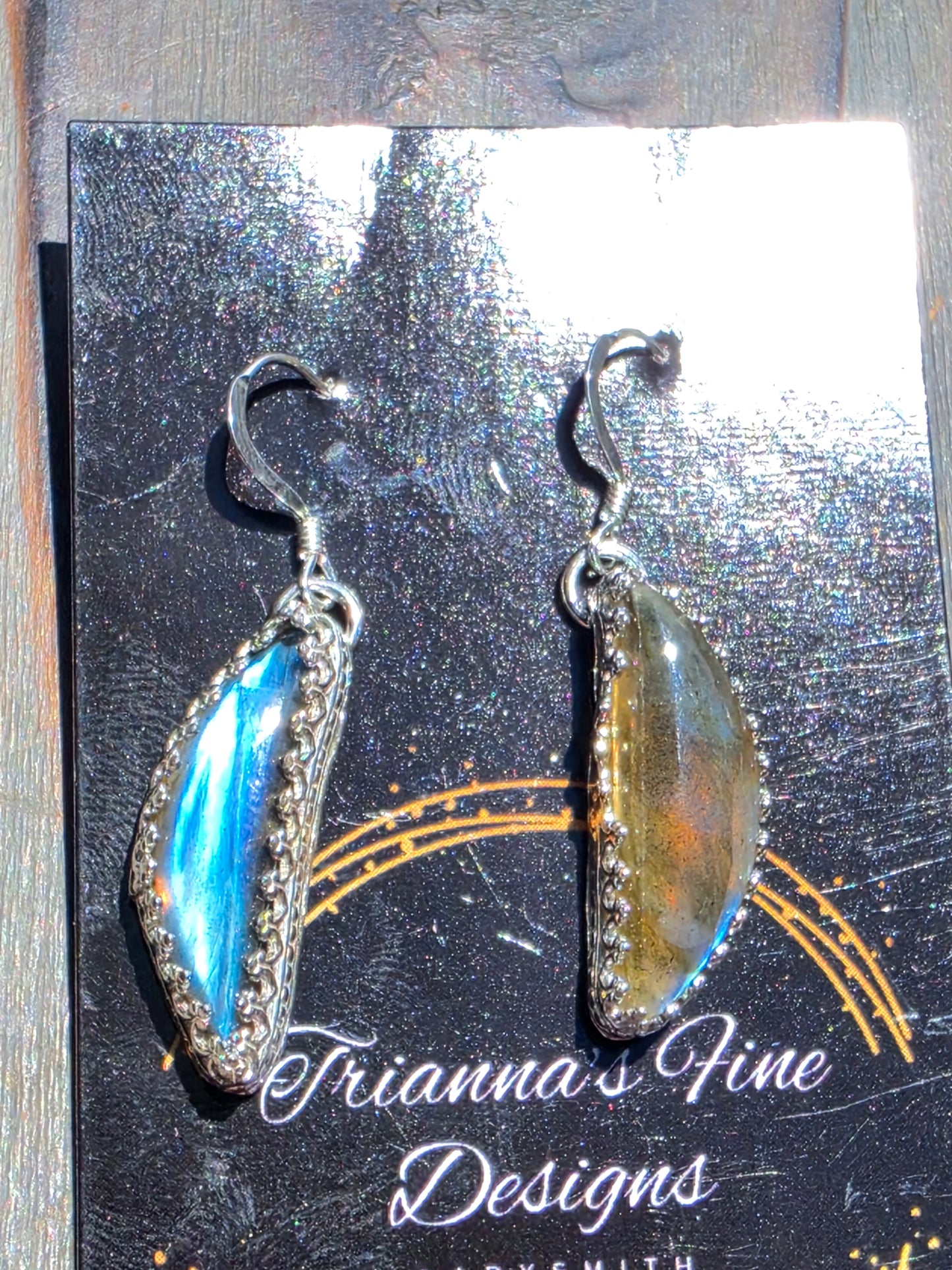 Labradorite Earrings