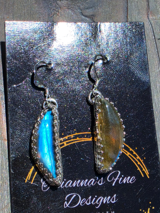 Labradorite Earrings