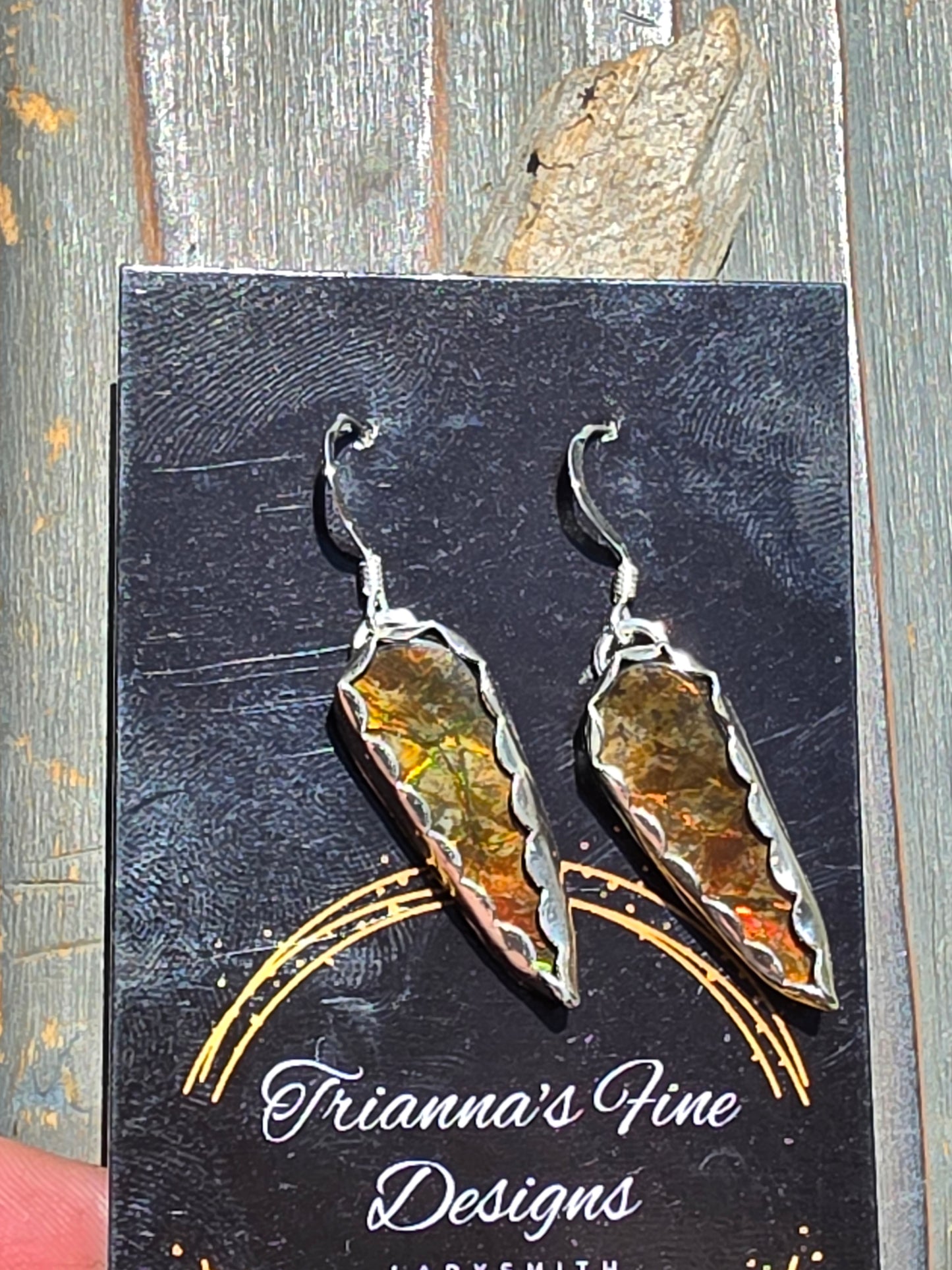 Ammolite Earrings
