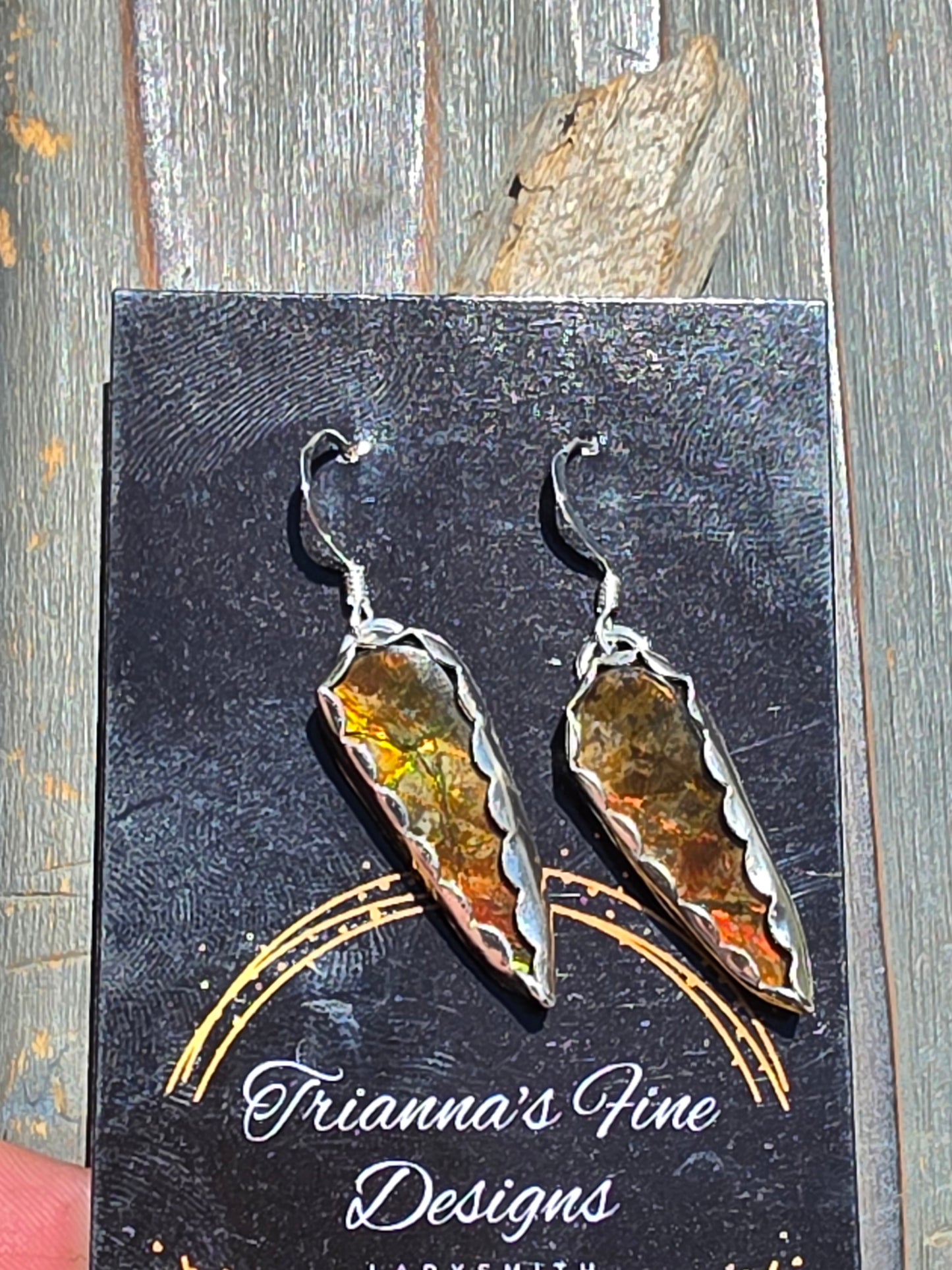 Ammolite Earrings