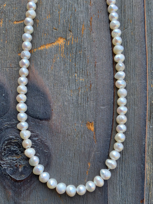 Pearl Necklace, 17in