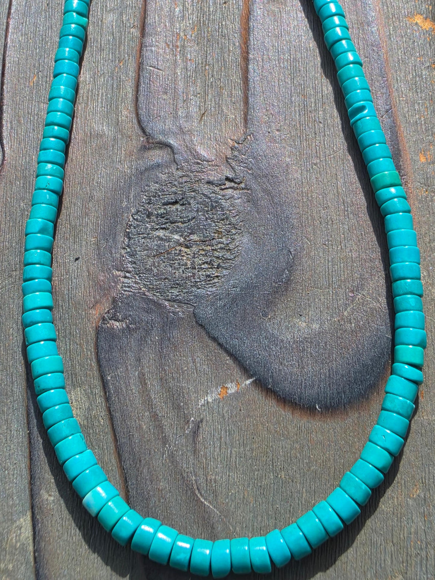 Turquoise Necklace, 17in