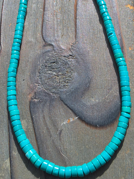 Turquoise Necklace, 17in