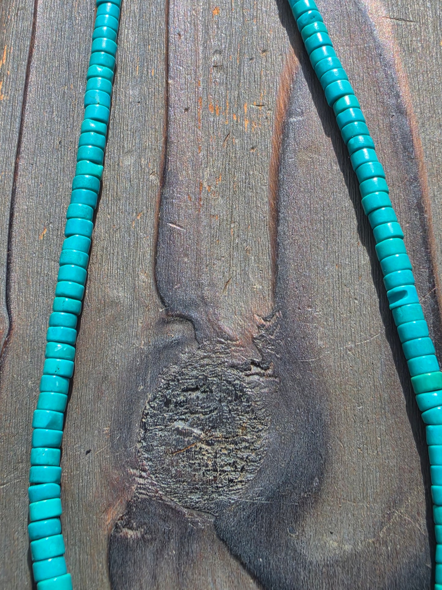 Turquoise Necklace, 17in
