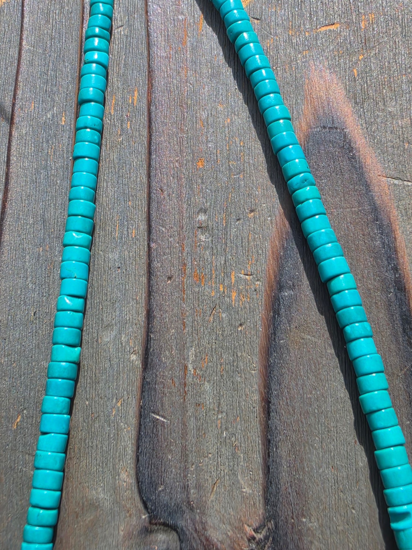Turquoise Necklace, 17in