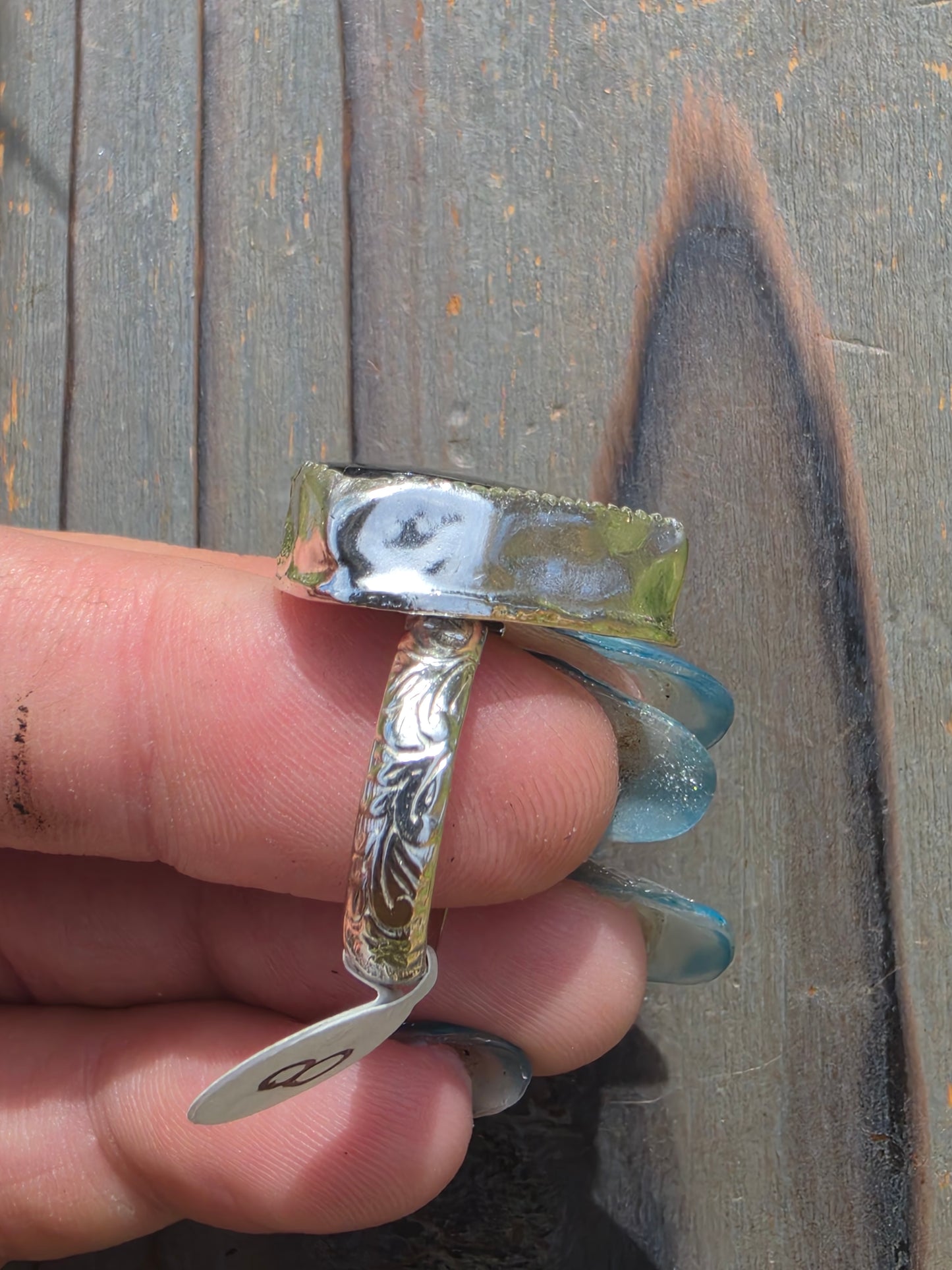 Labradorite Ring, Size 8
