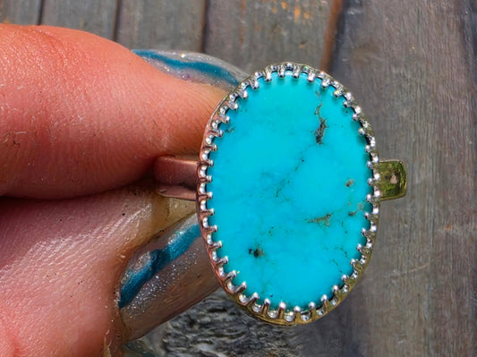 Turquoise Ring, Size 8.5
