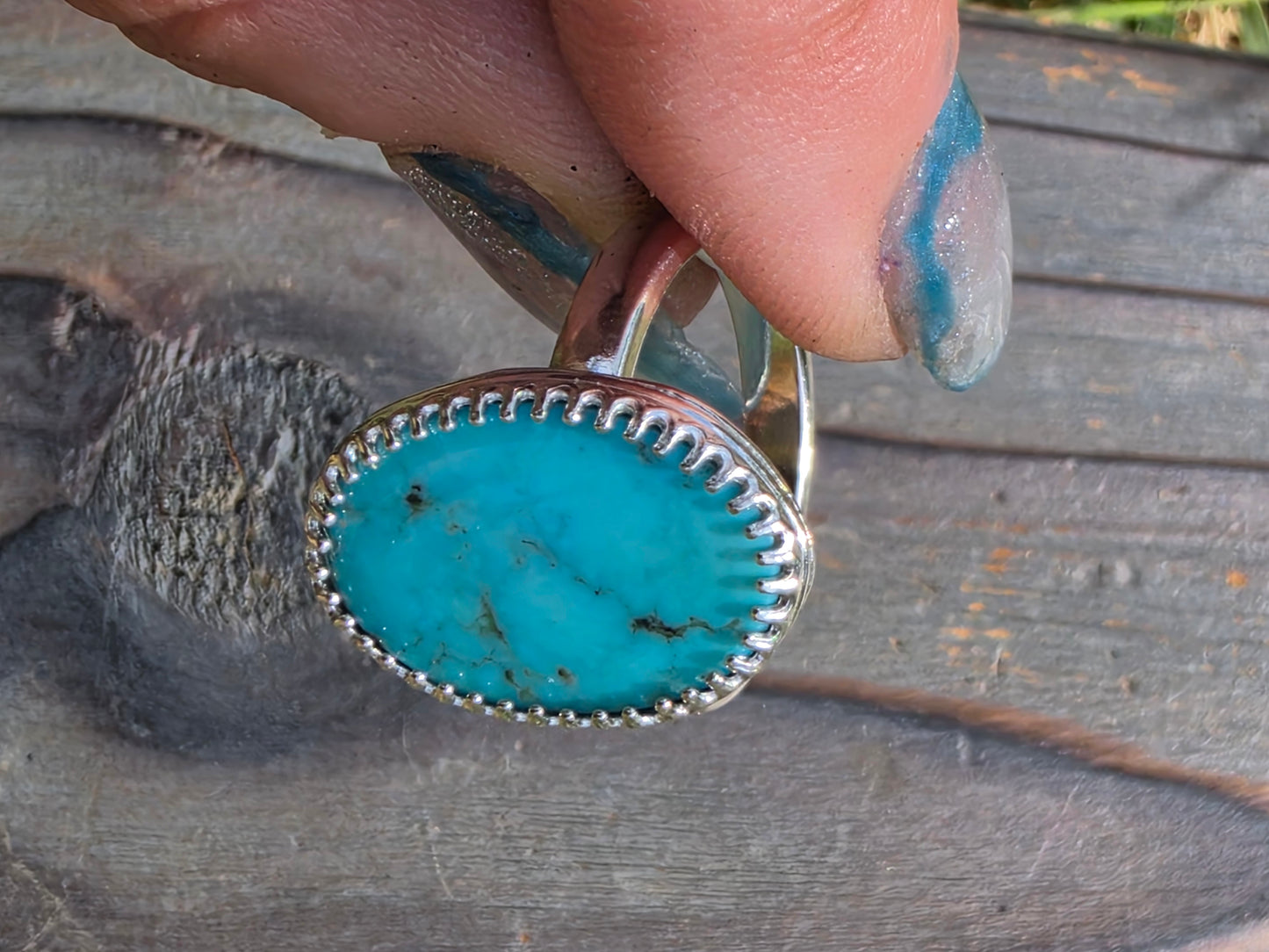 Turquoise Ring, Size 8.5