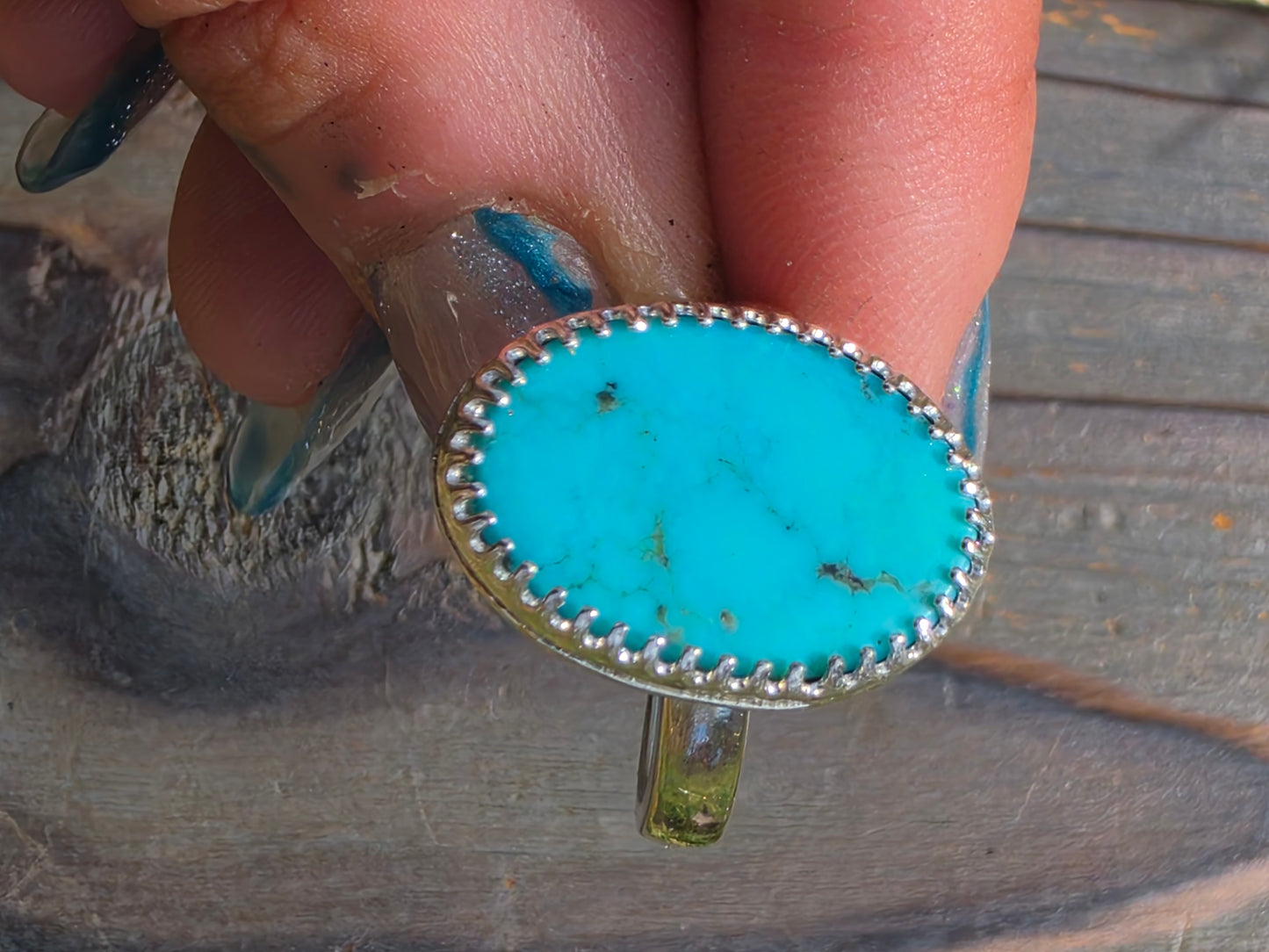 Turquoise Ring, Size 8.5