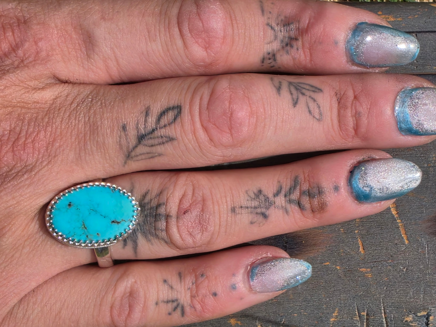 Turquoise Ring, Size 8.5