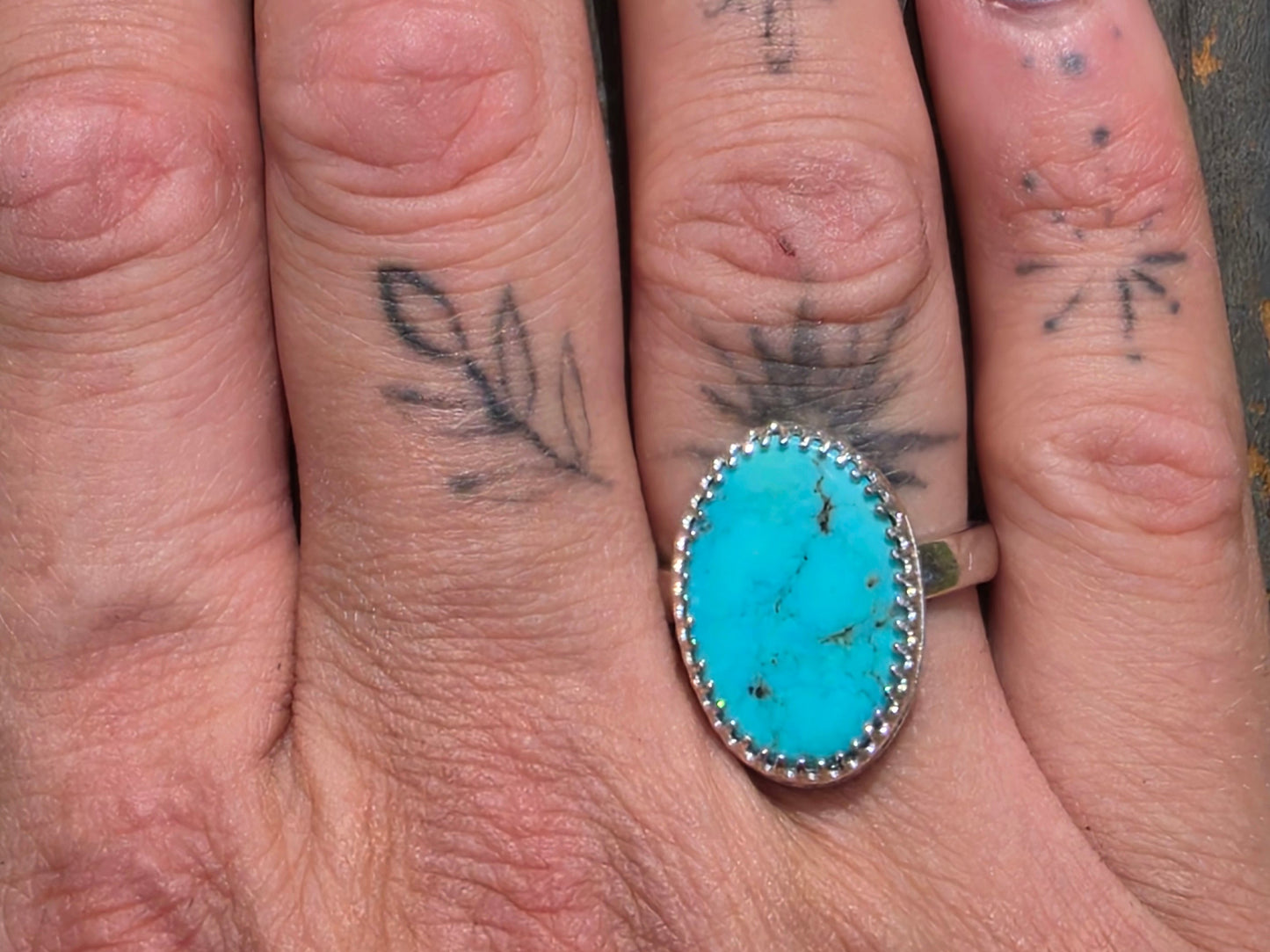 Turquoise Ring, Size 8.5
