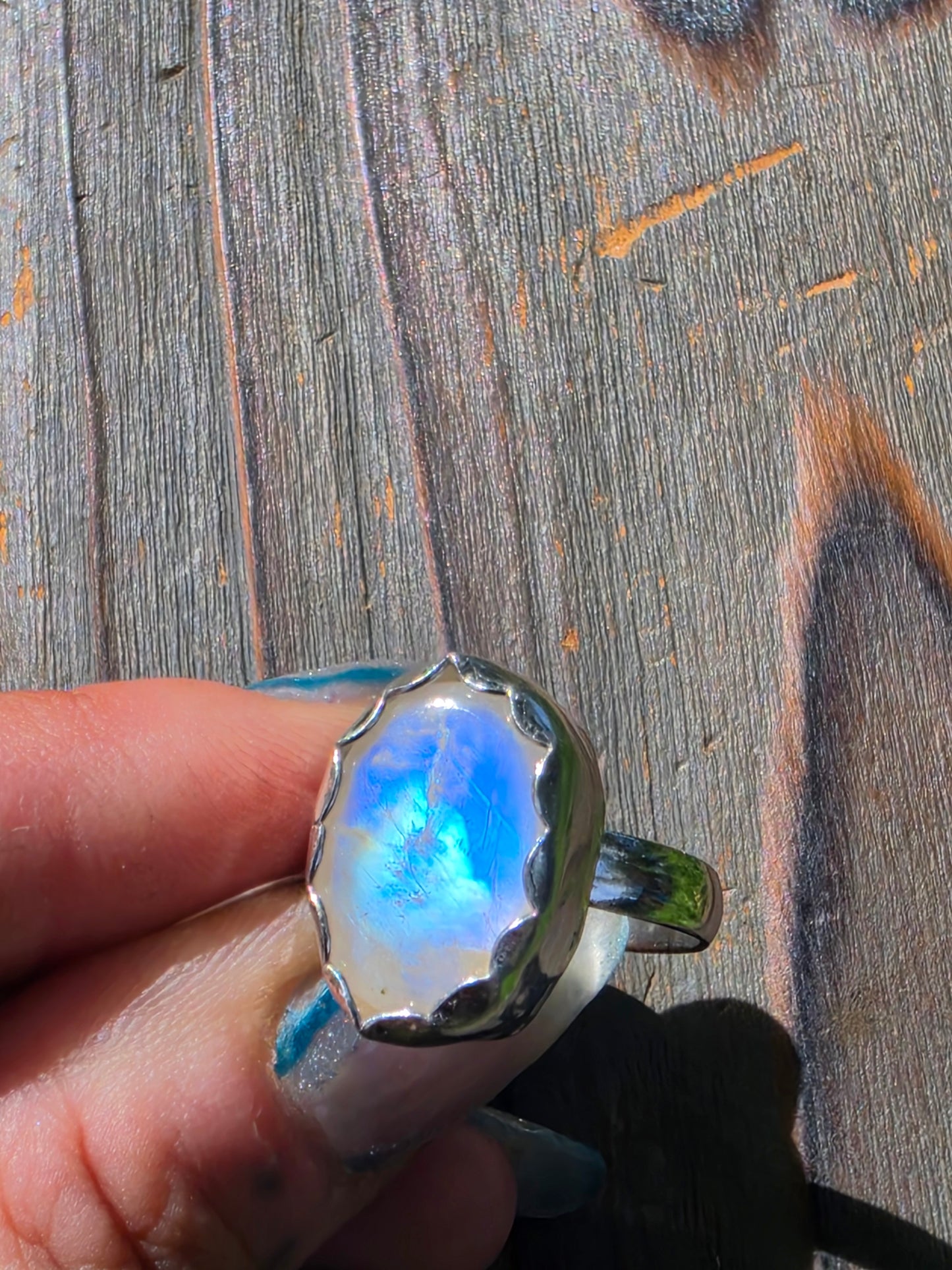 Moonstone Ring, Size 8