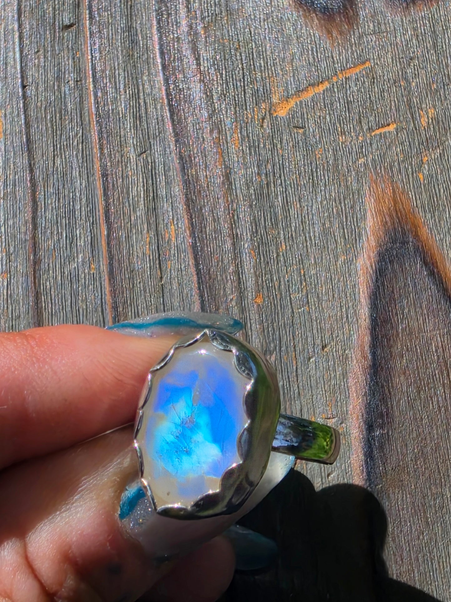 Moonstone Ring, Size 8