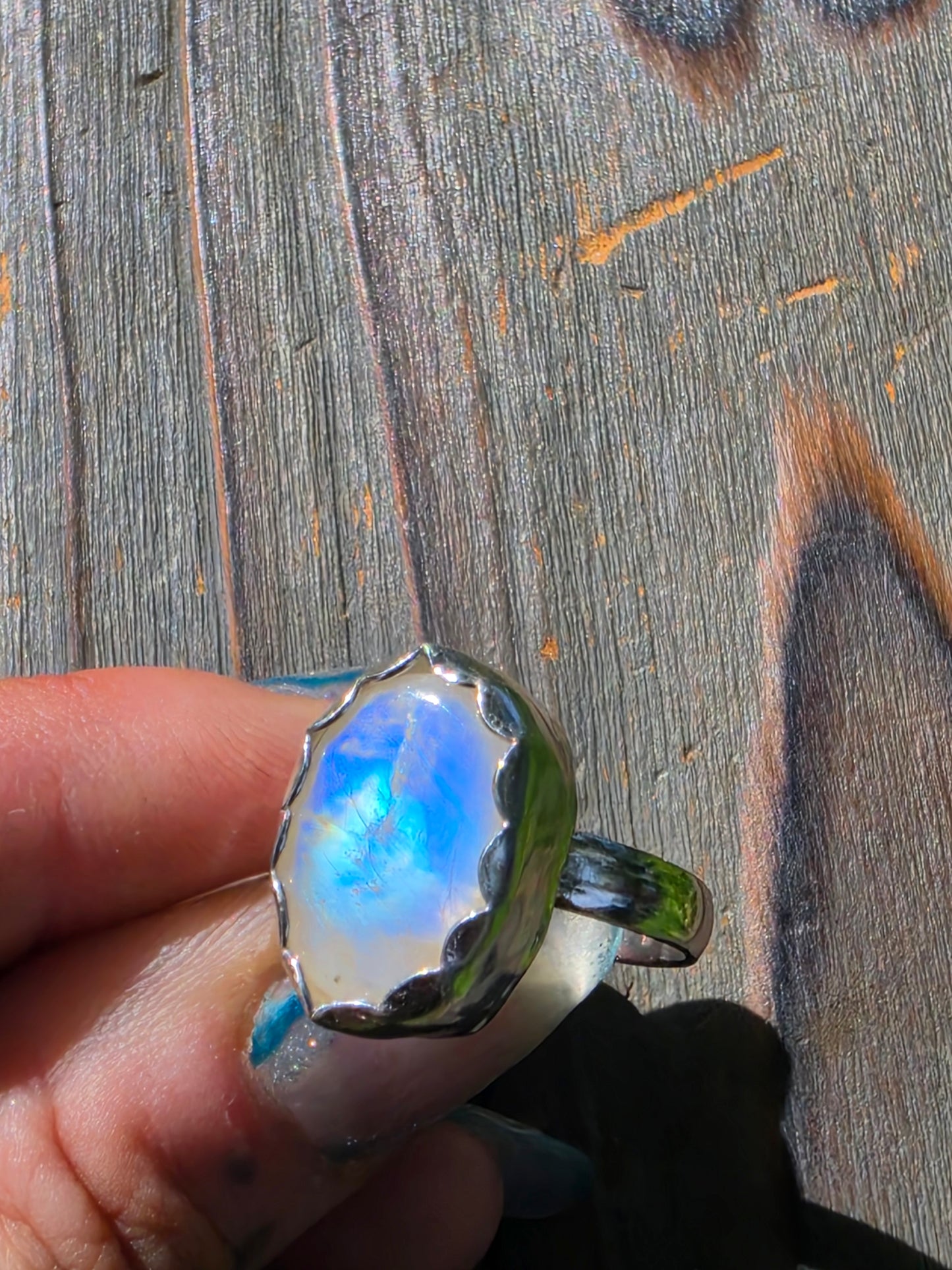 Moonstone Ring, Size 8
