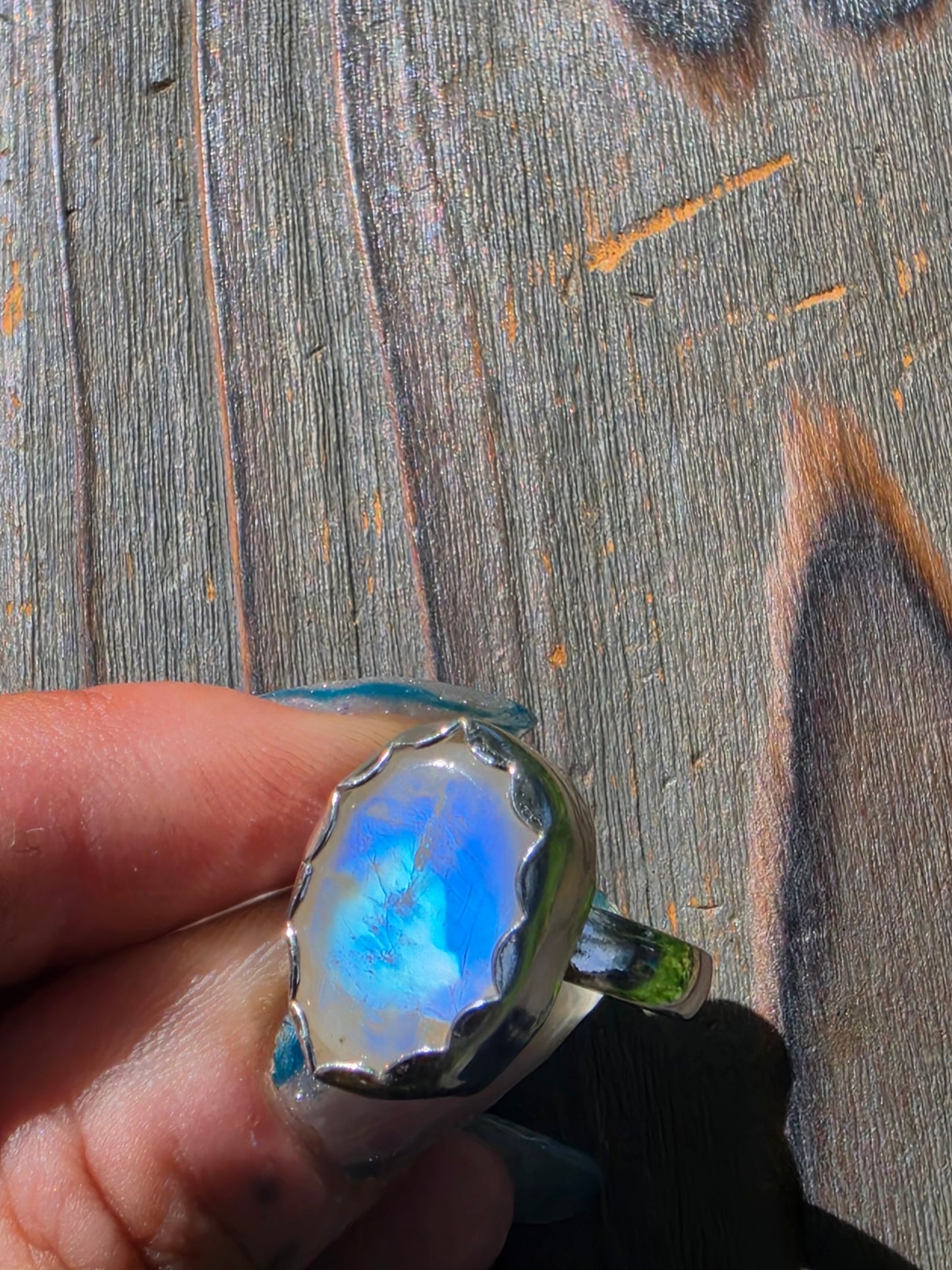 Moonstone Ring, Size 8