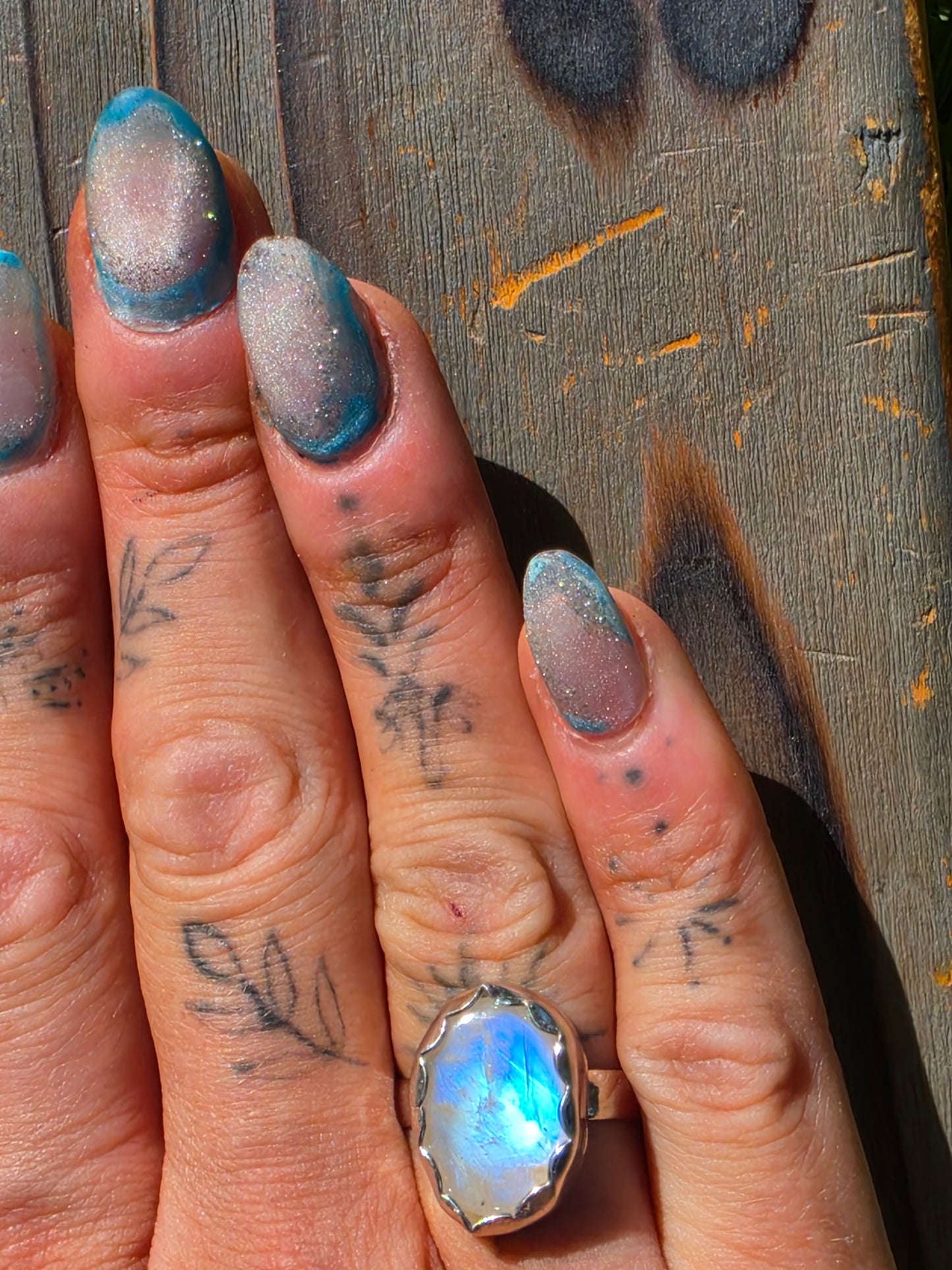 Moonstone Ring, Size 8