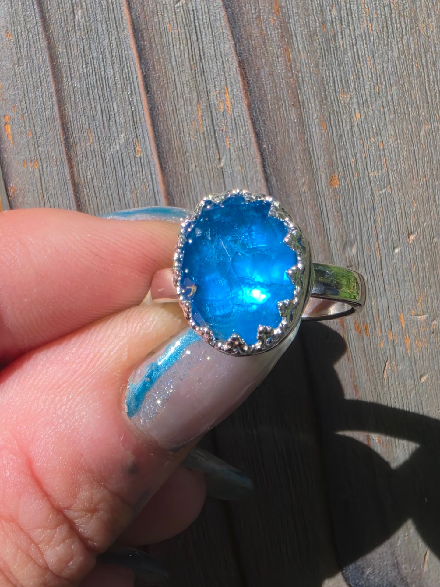 Apatite Ring, Size 8
