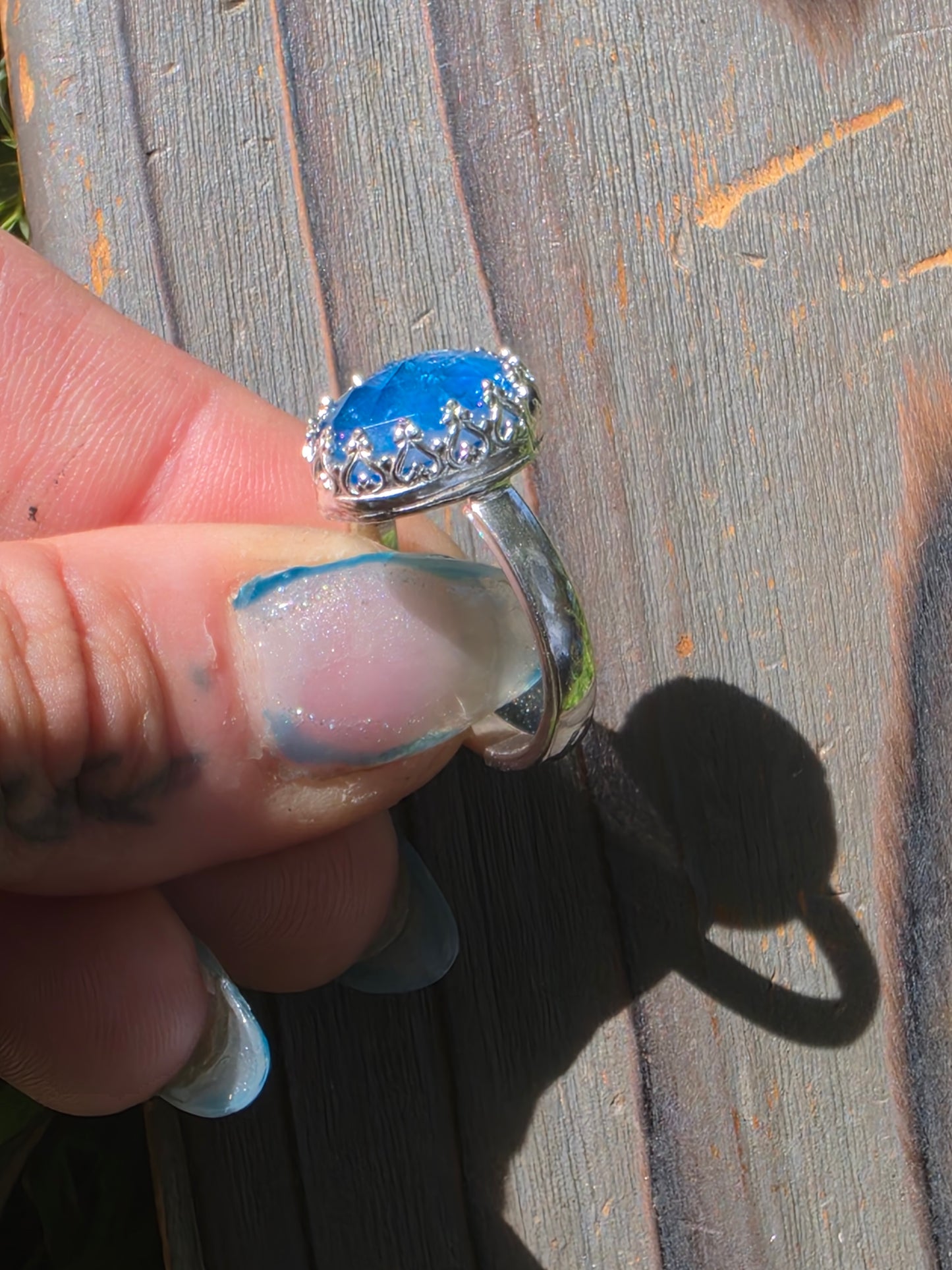 Apatite Ring, Size 8