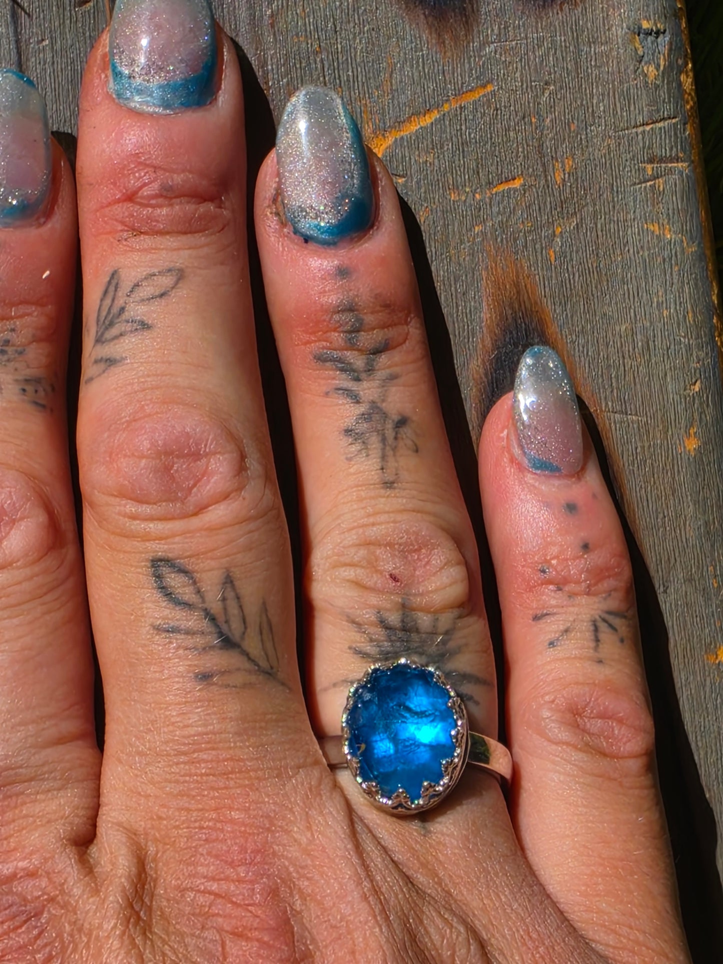 Apatite Ring, Size 8