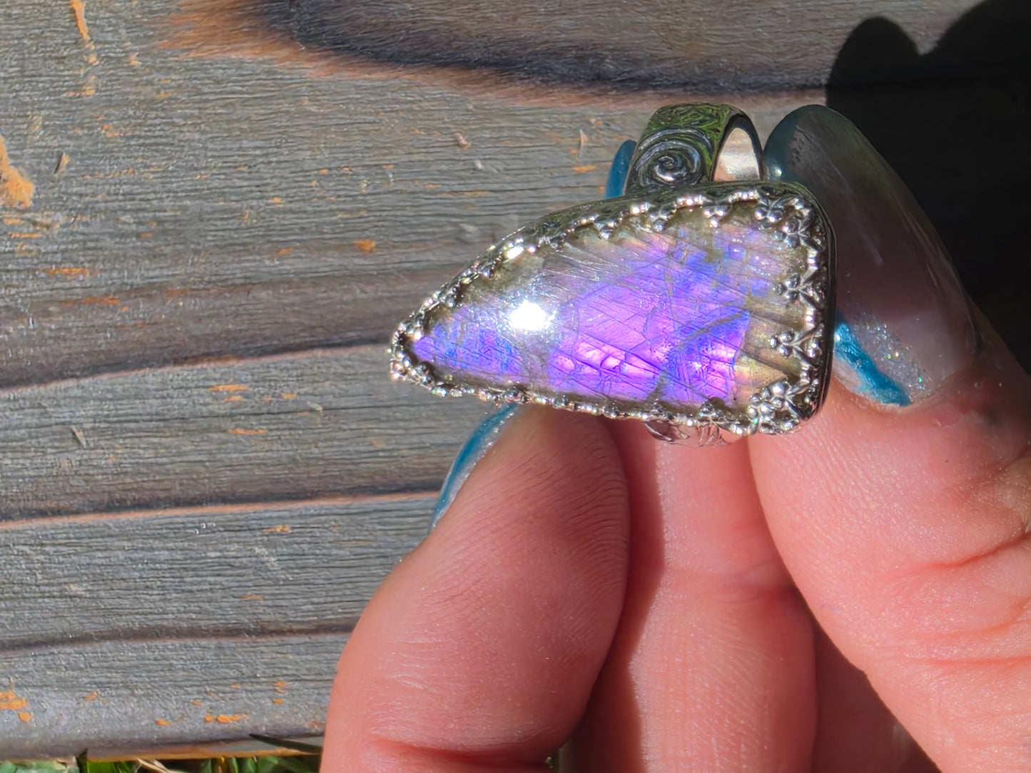 Labradorite Ring, Size 8