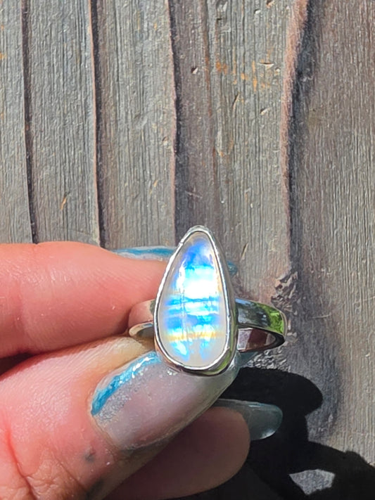 Moonstone Ring, Size 7