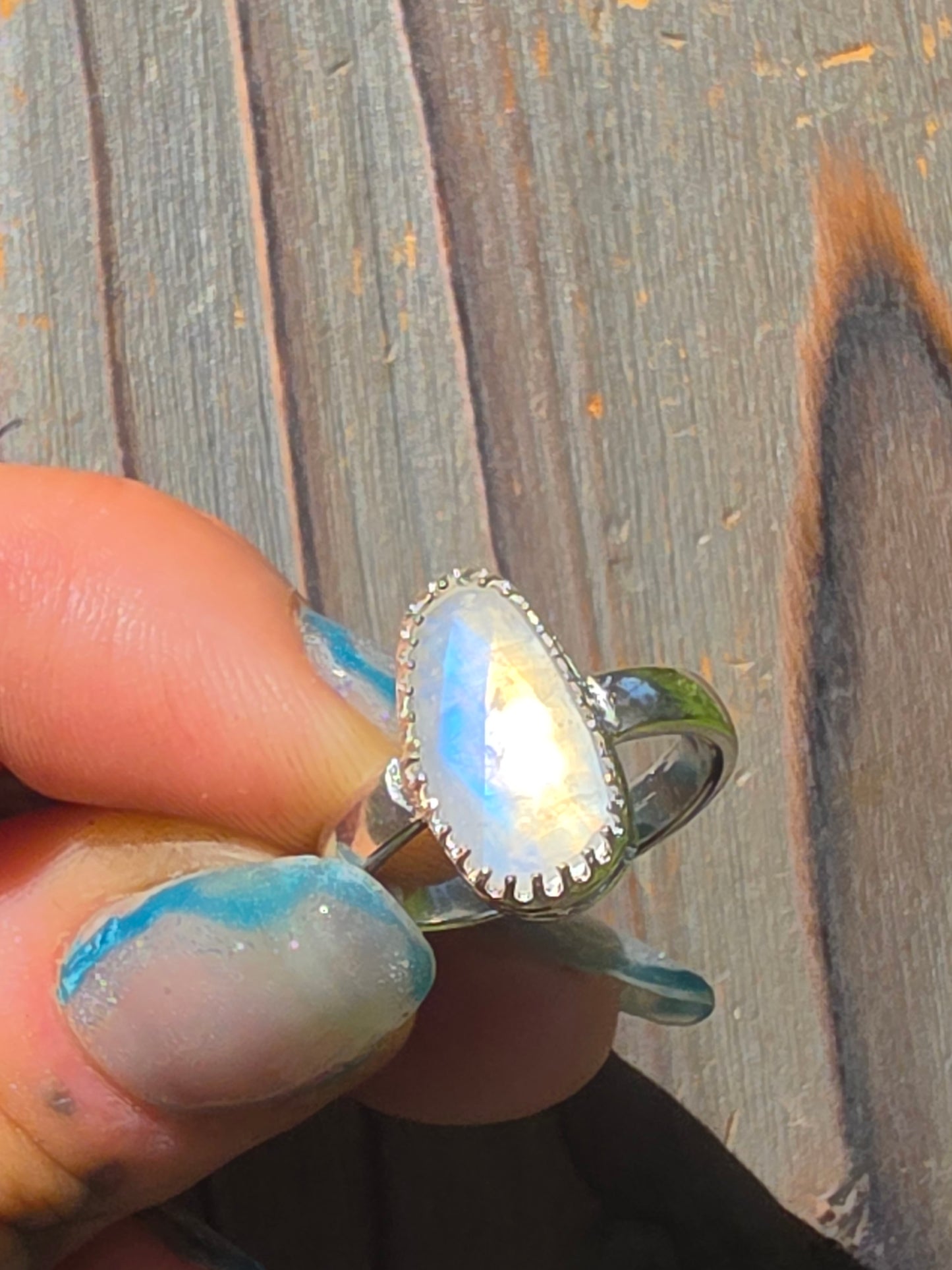 Moonstone Ring, Size 6.5
