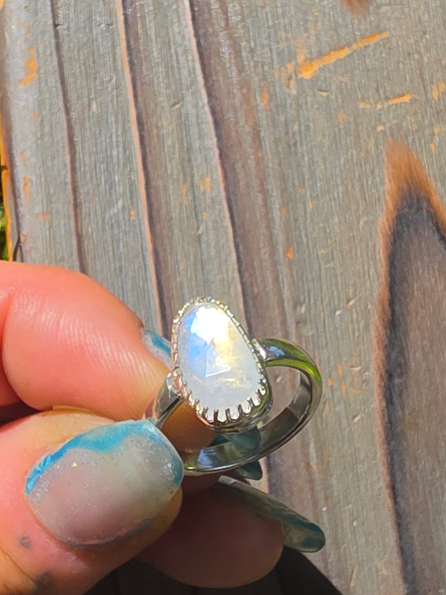 Moonstone Ring, Size 6.5